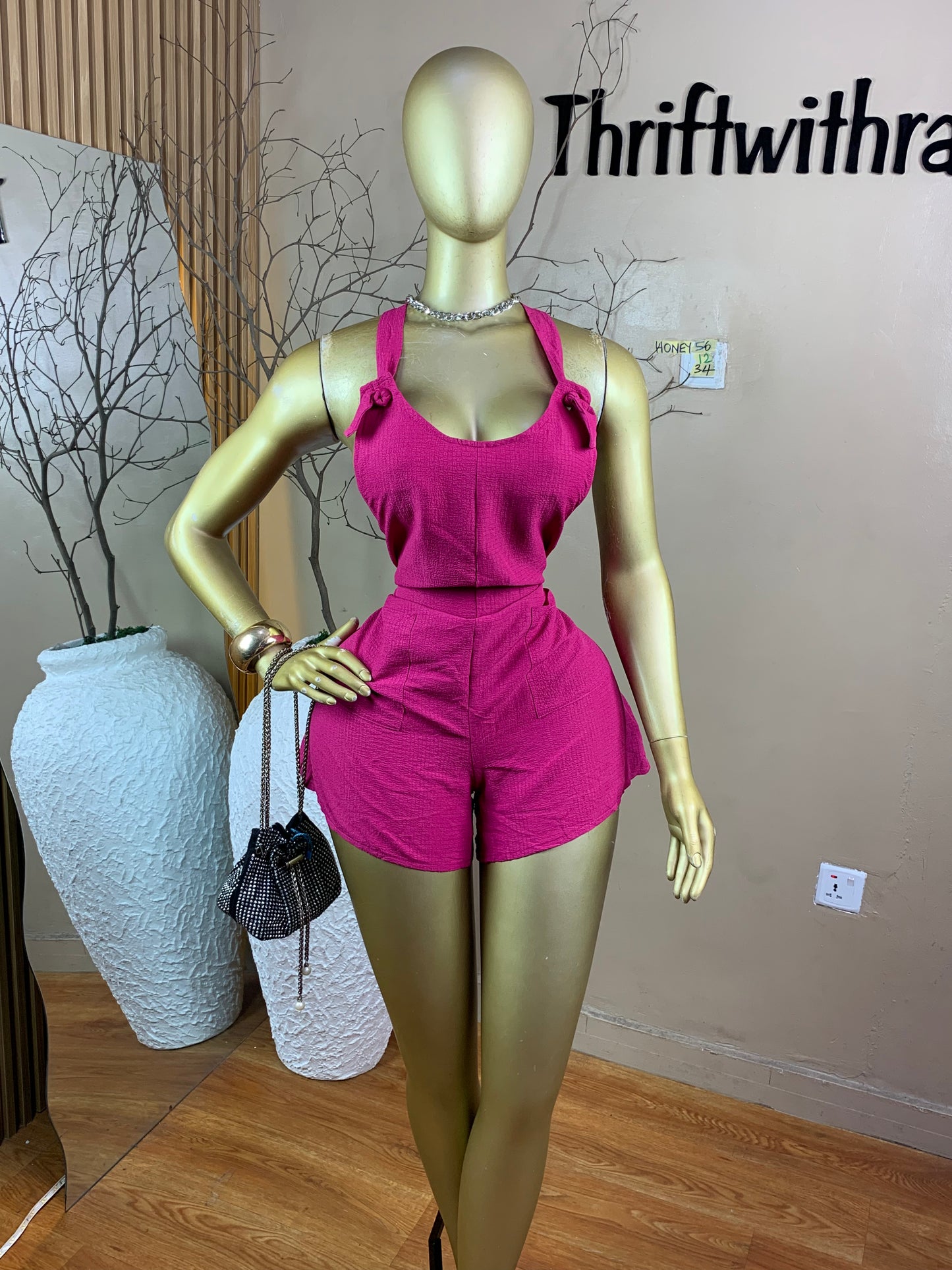 SIZE12 HONEY56 Length34(Pink)