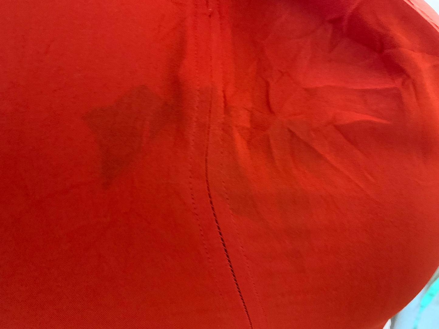 SOLA59 SIZE12 Length51 orange dress Little stain