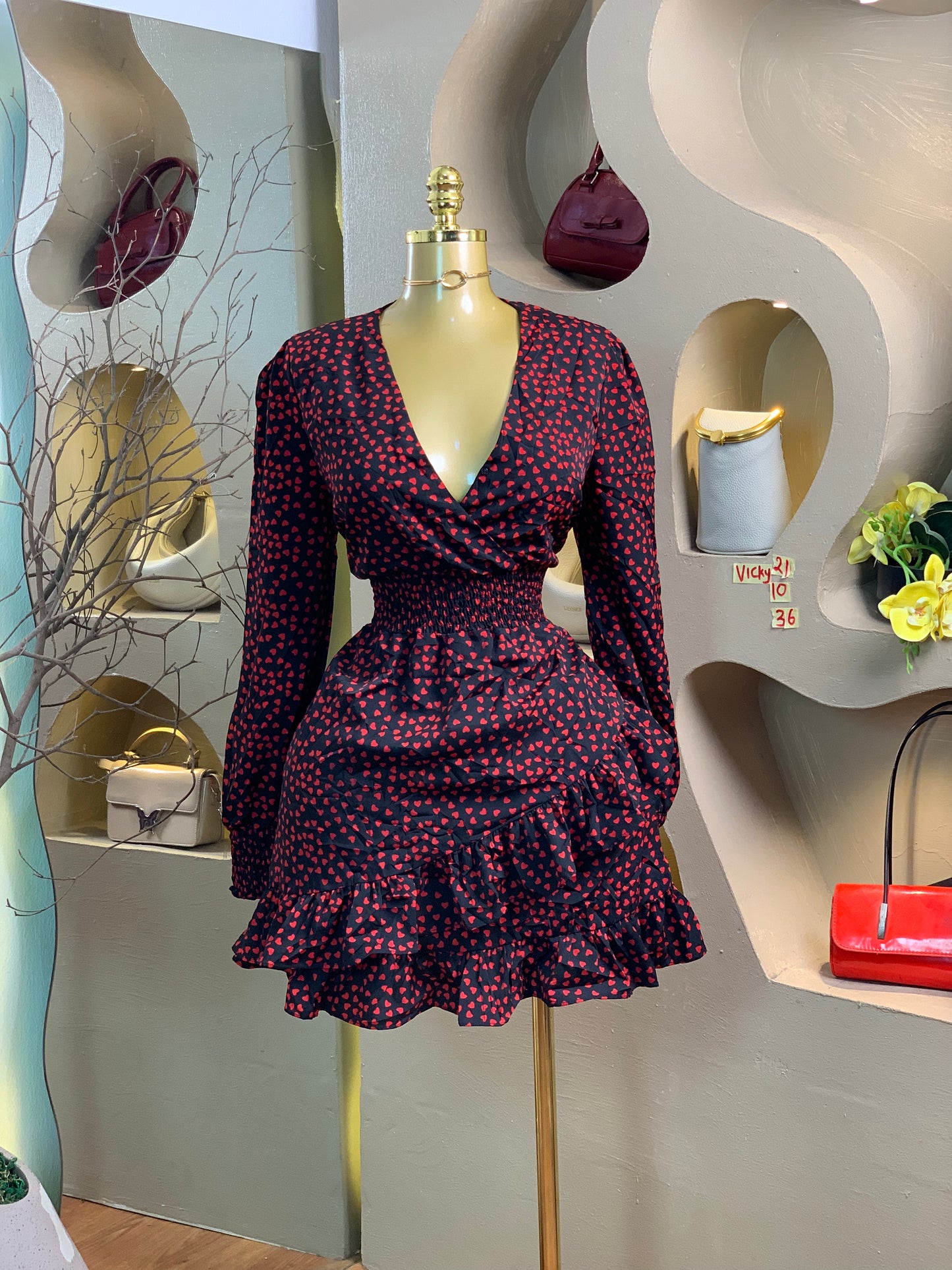 VICKY21 SIZE10 DRESS Length36