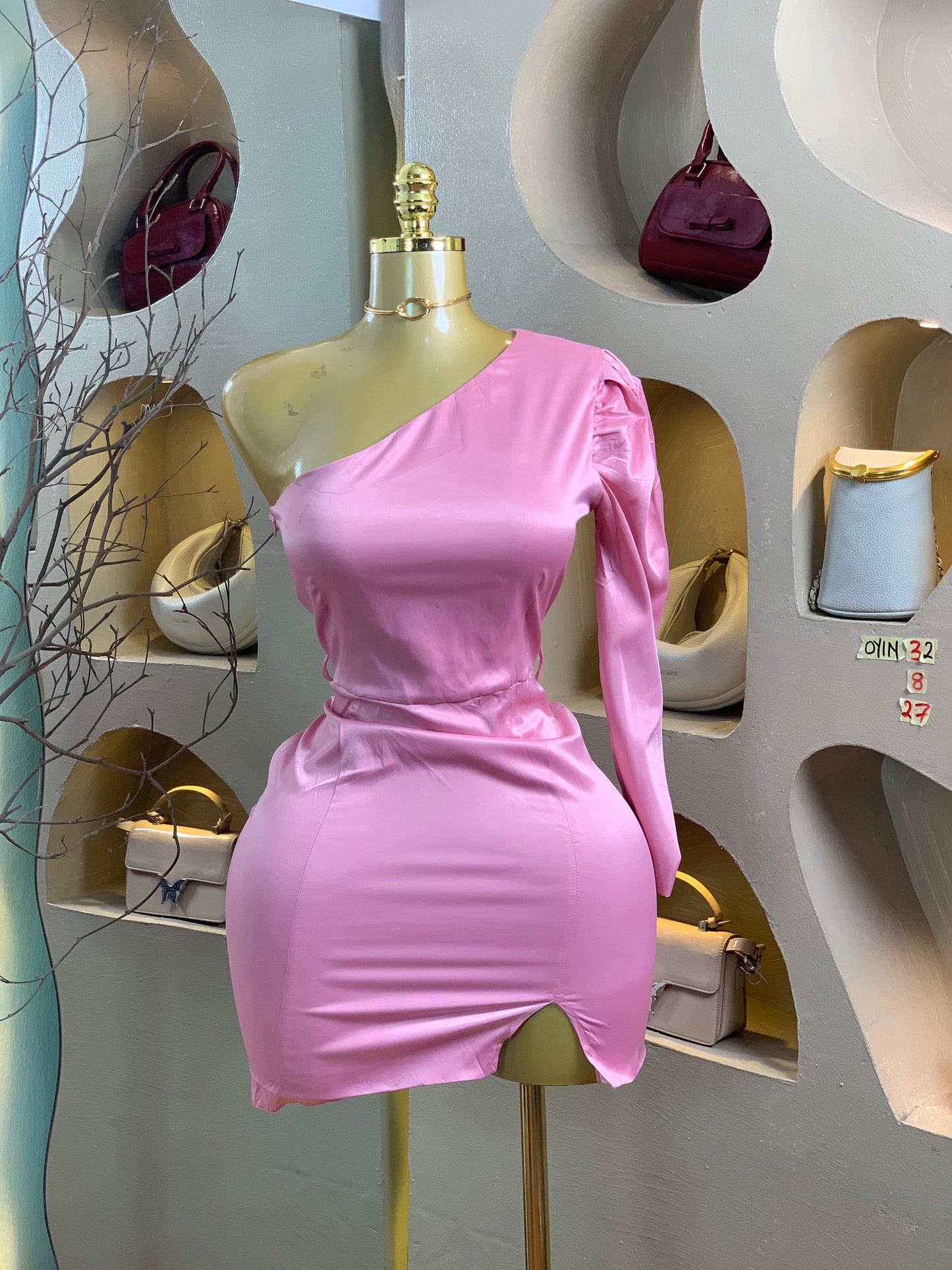 OYIN32 SIZE8 Pink DRESS Length27