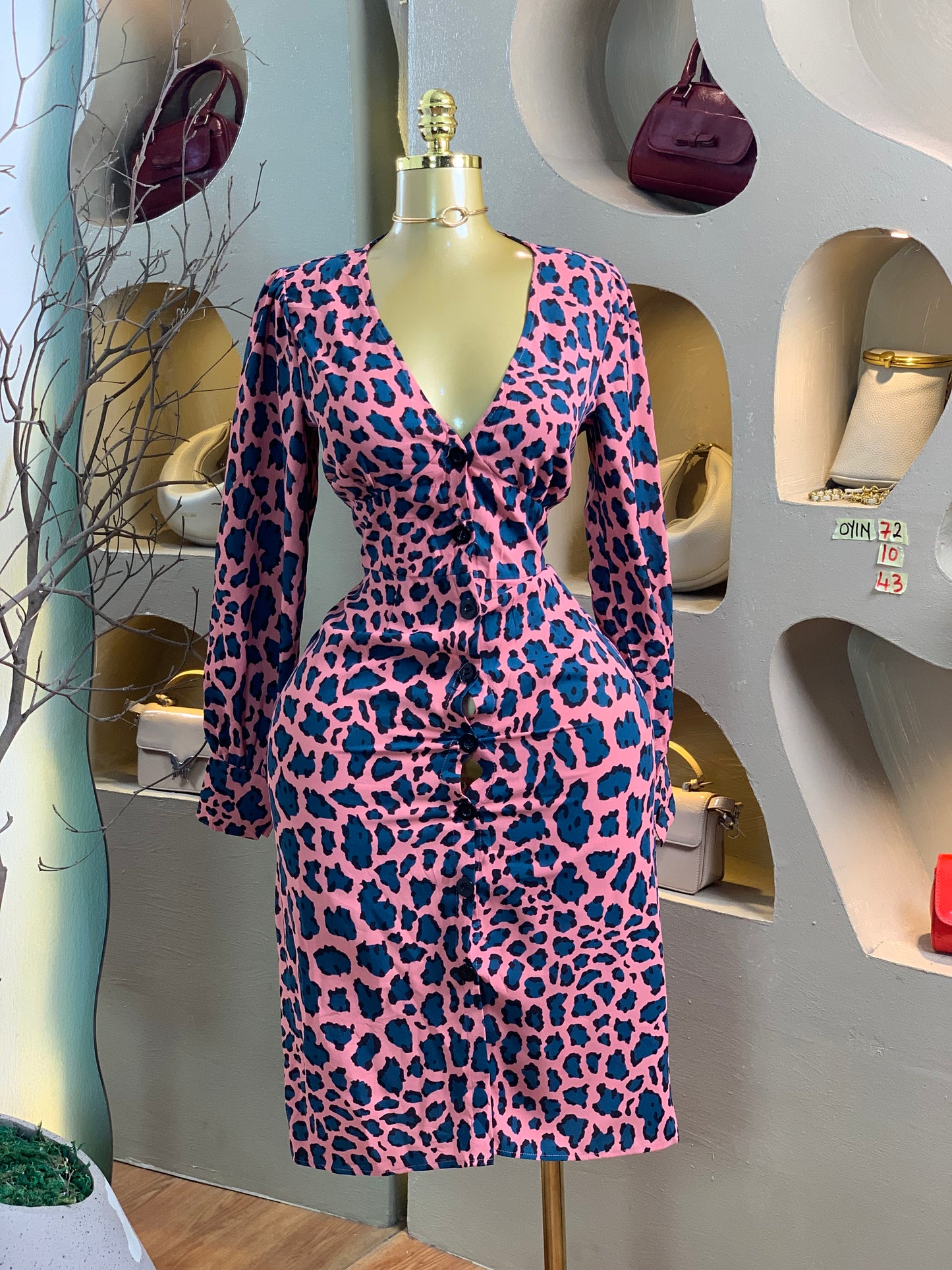 OYIN72 SIZE10 DRESS Length43