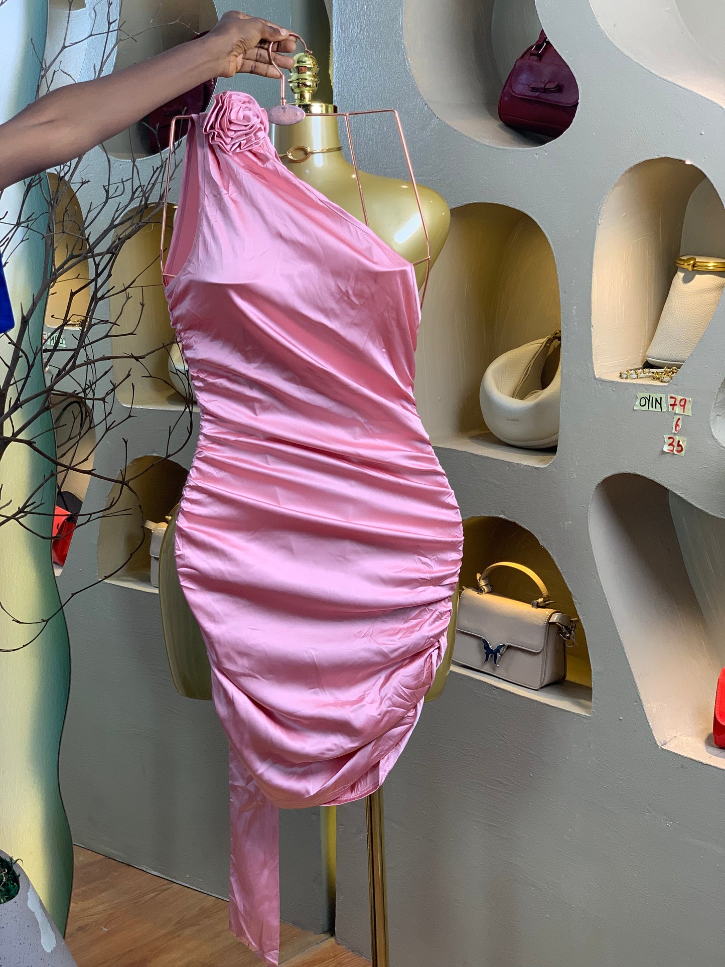 OYIN79 SIZE6 Pink DRESS Length35