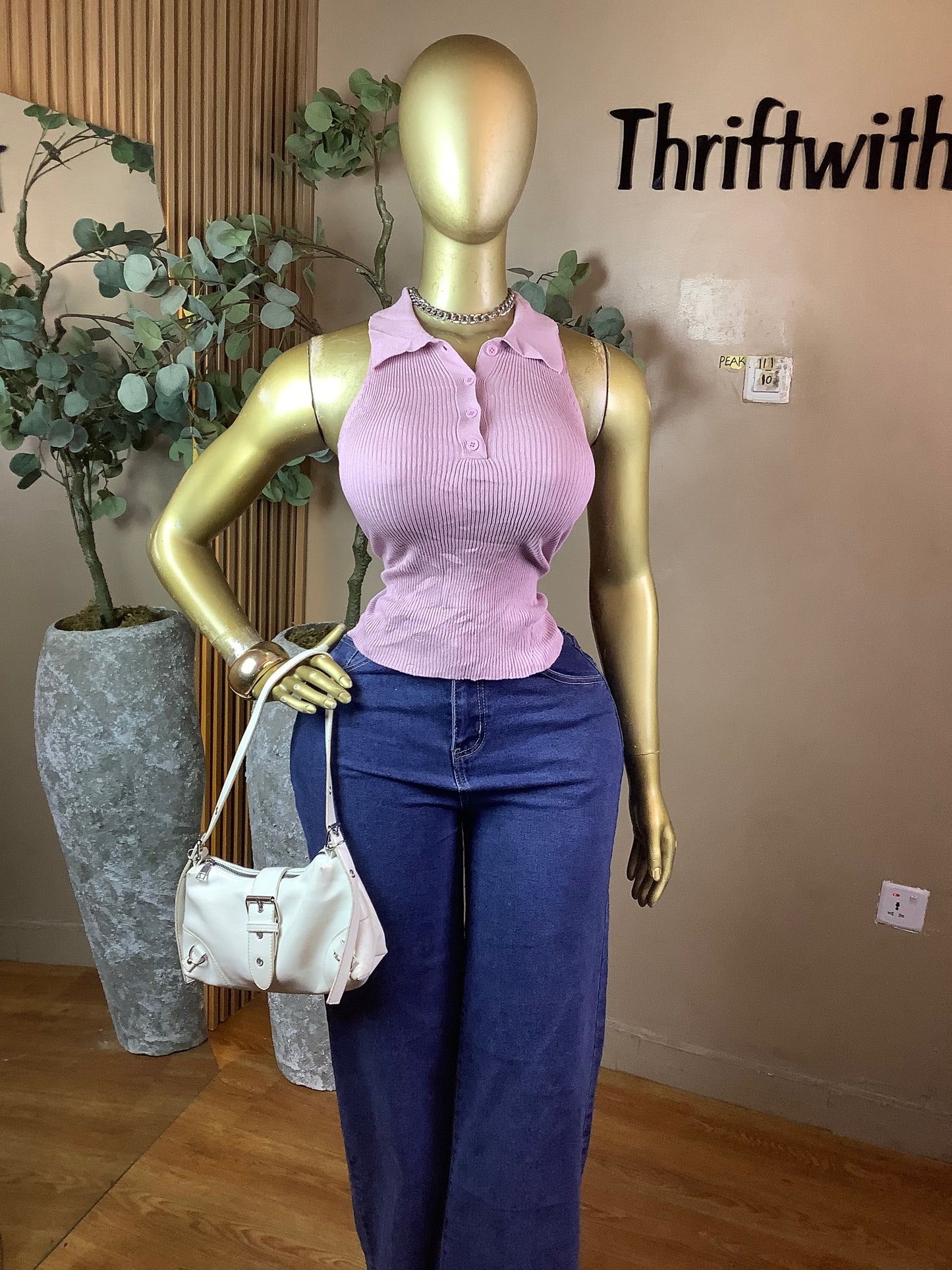 PEAK111 LILAC TOP SIZE10