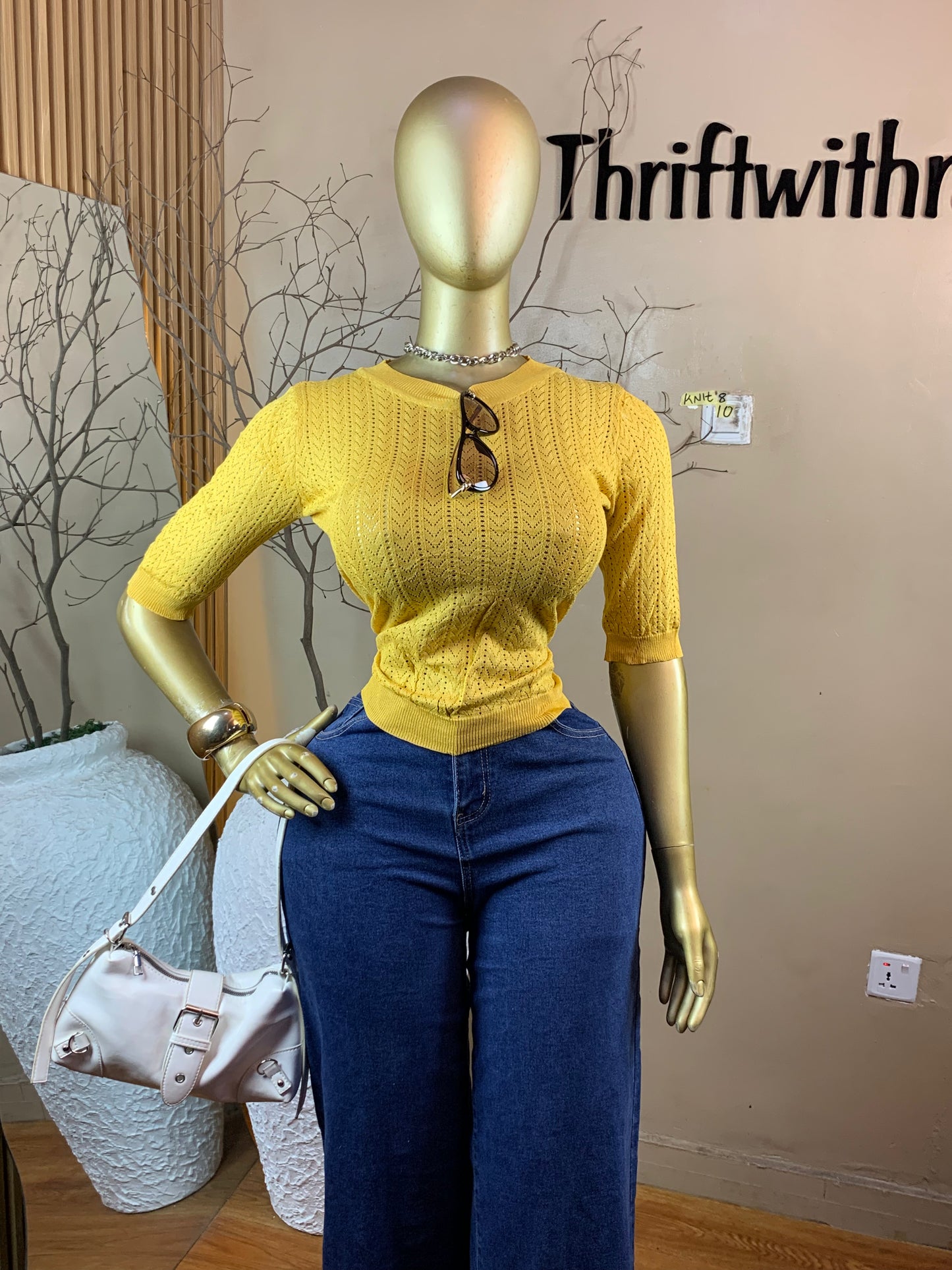 SIZE10 KNIT8(Top only)(Yellow)