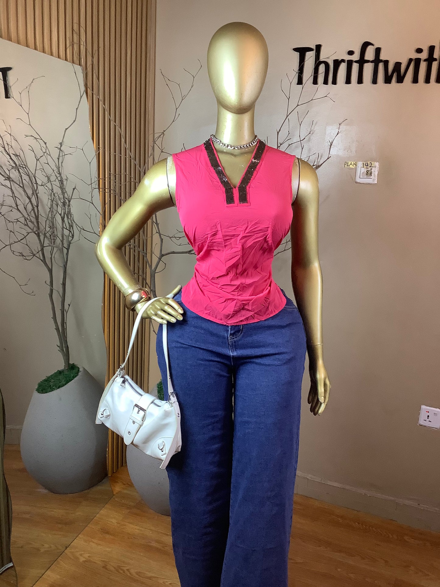 PEAK142 PINK TOP SIZE8