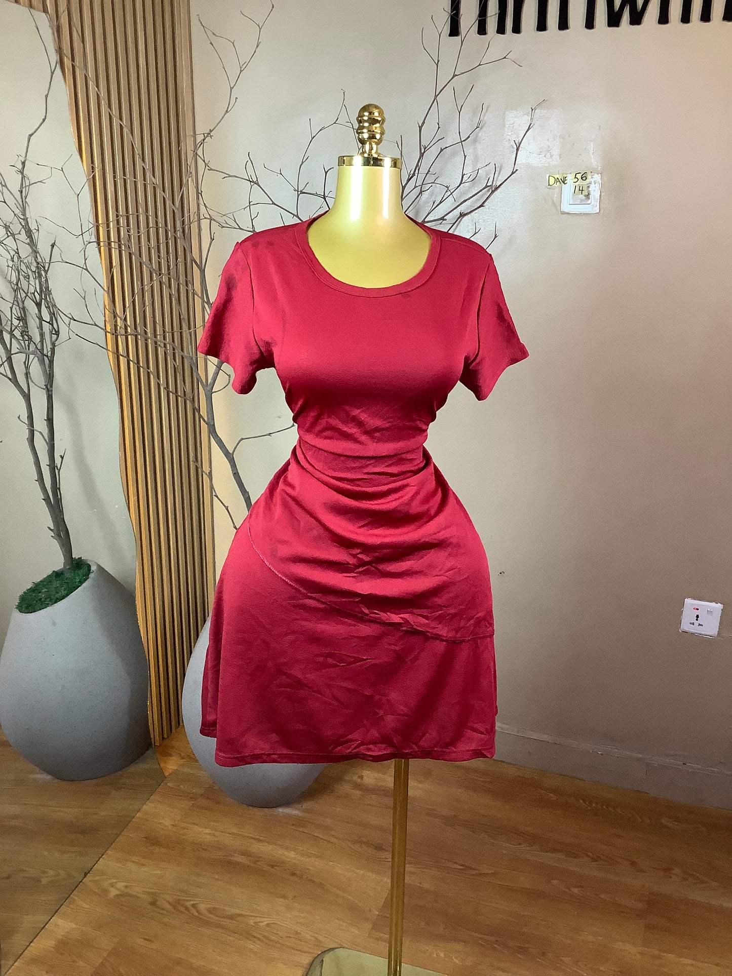 DAVE56 RED DRESS SIZE14