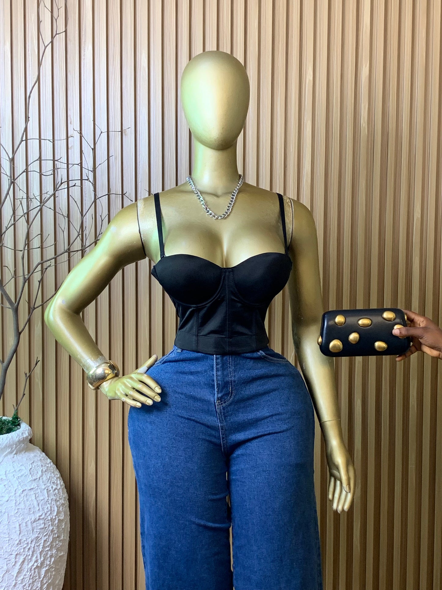 CORSET Top18 SIZE8 (black)