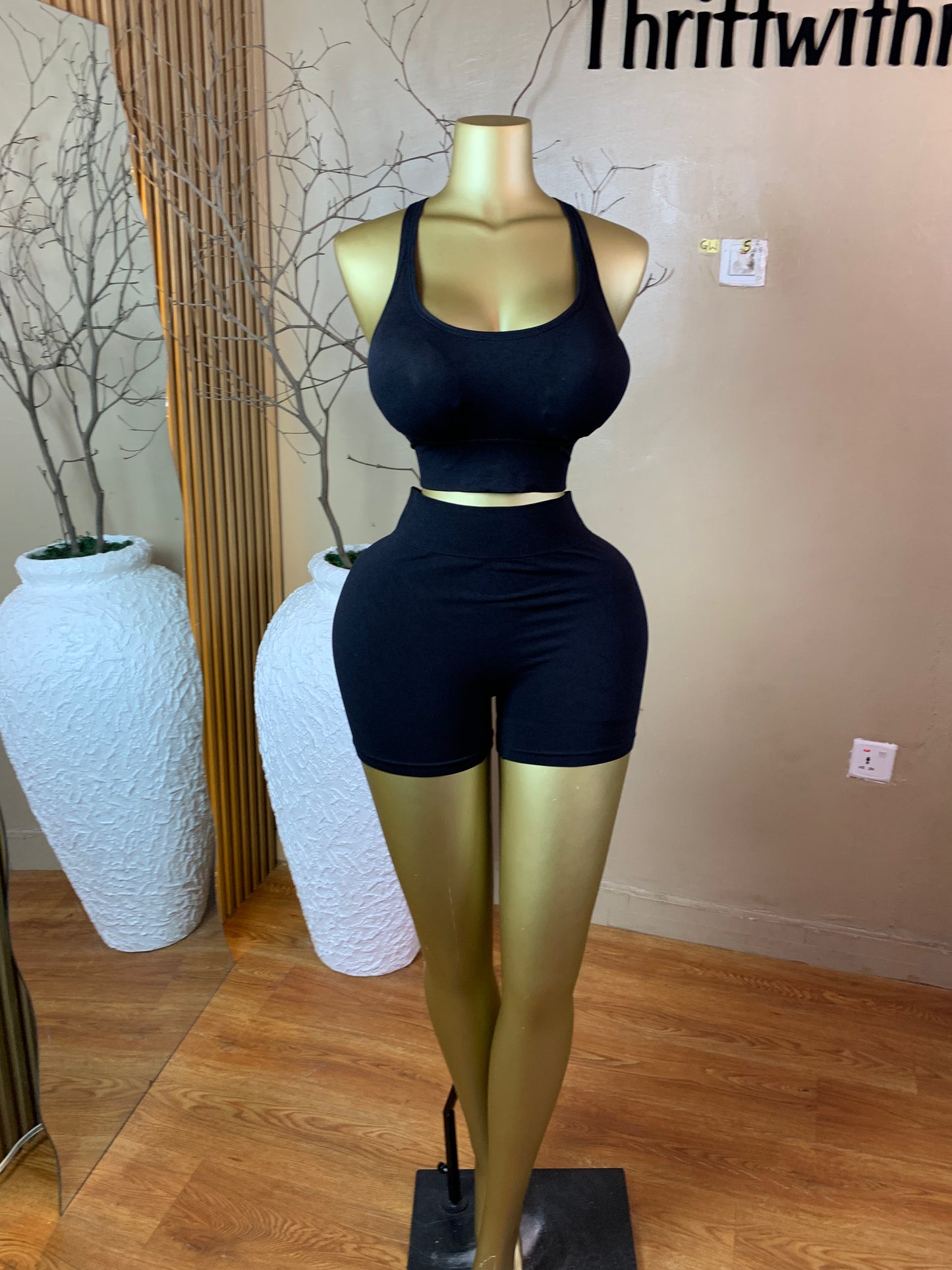 SIZE10-16 GYM WEAR5(Black1)