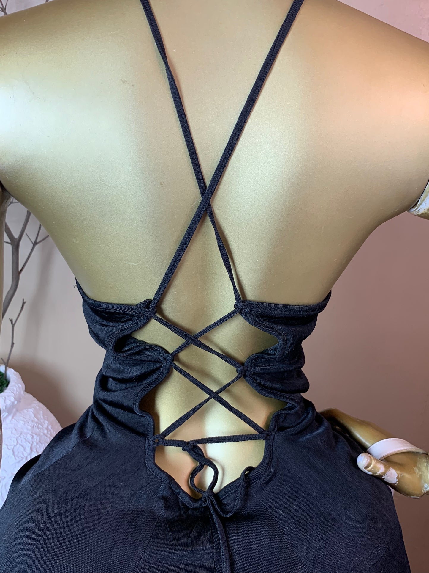ZEE10 BLACK PARTY DRESS SIZE10 Length51