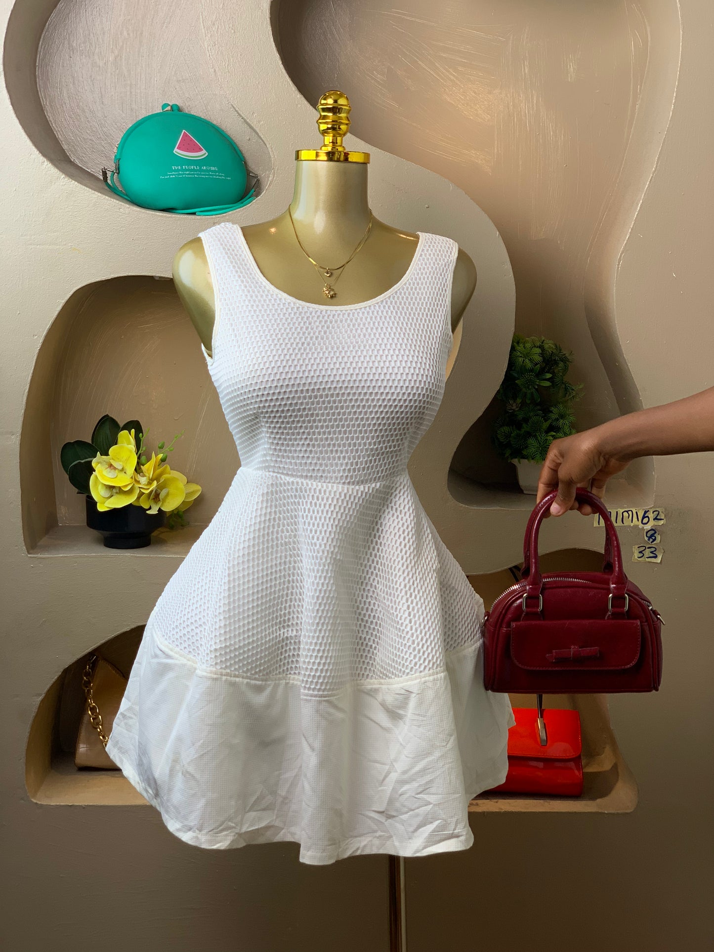 SIZE8 MIMI62 Length33 (white)(little stain)