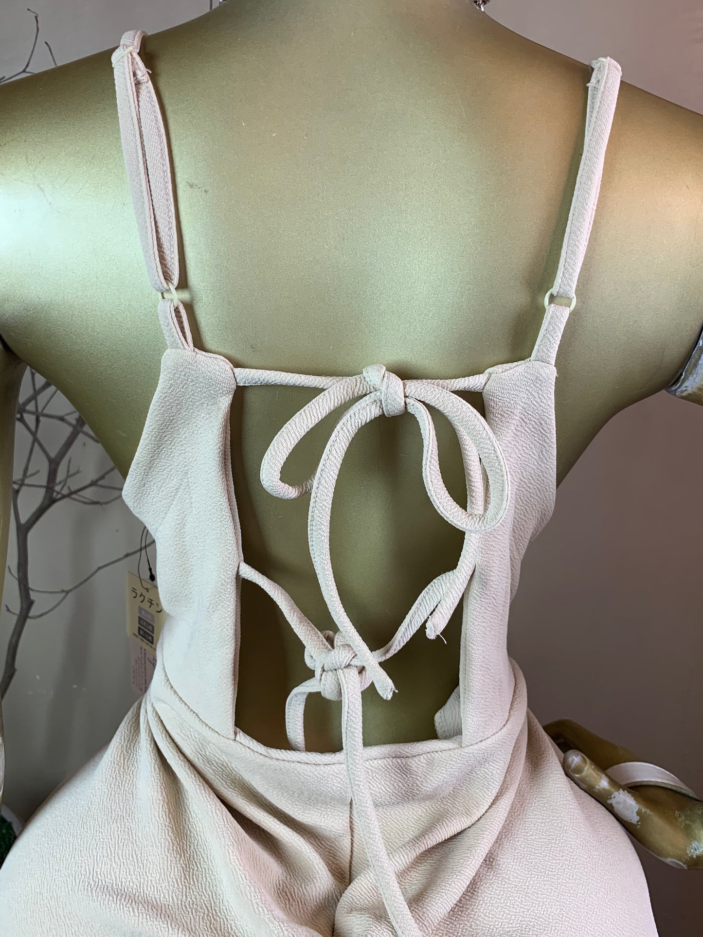 SIZE14 DRAY3 NUDE DRESS Length52