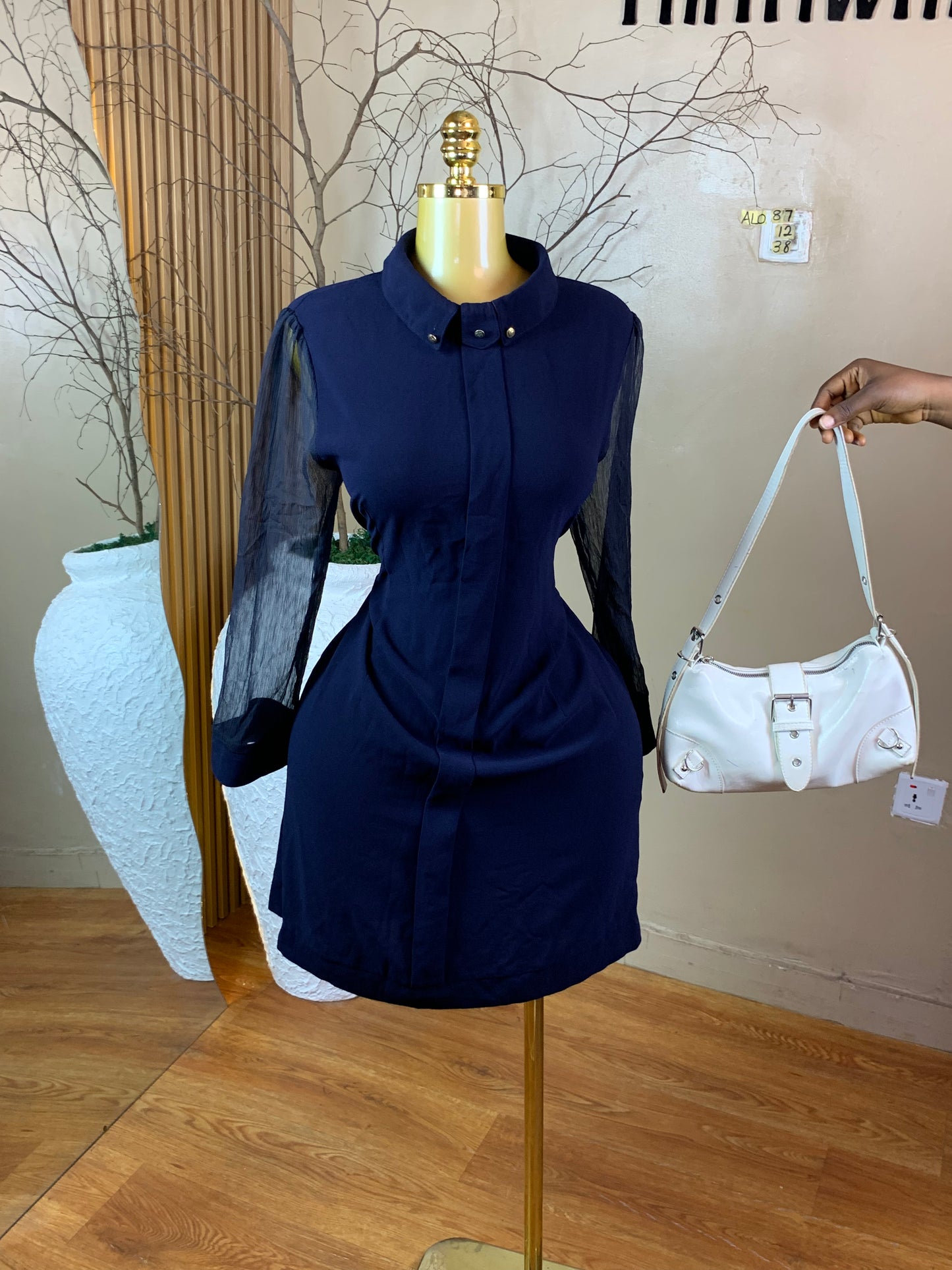 SIZE12 ALO87 CORPORATE DRESS Length38