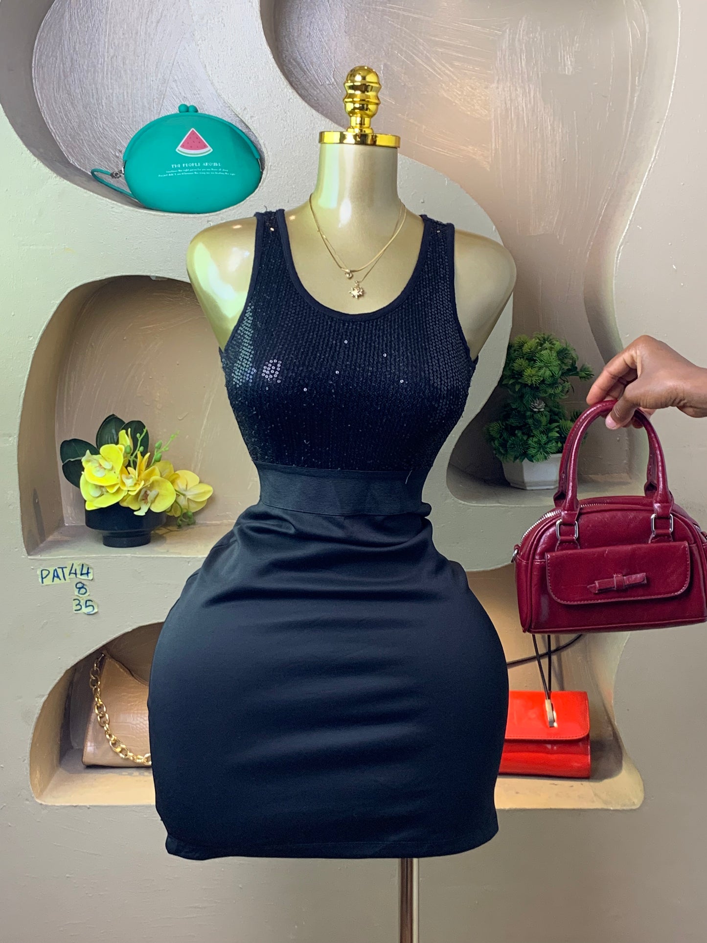 SIZE8 PAT44 Length35 (black)