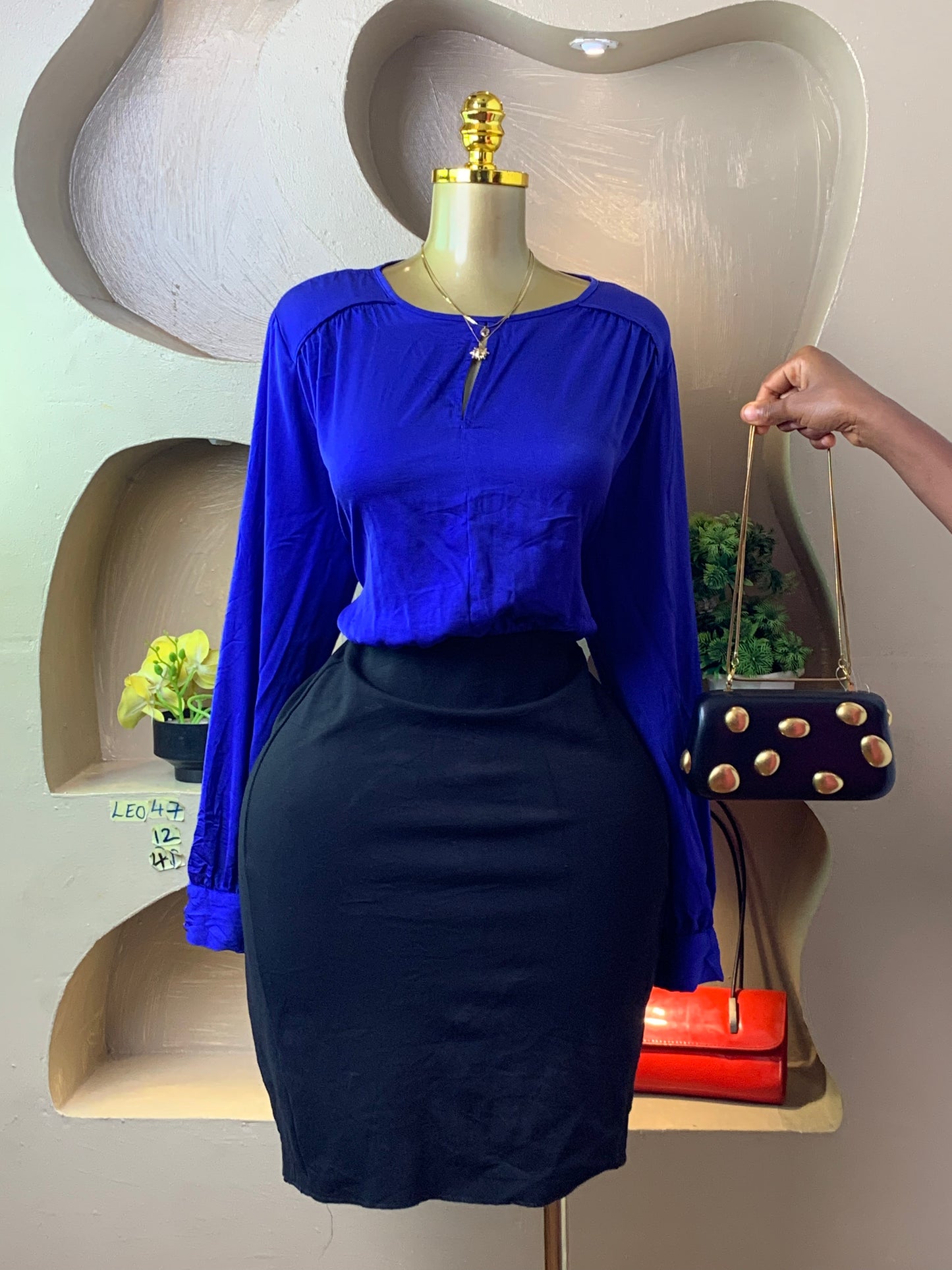 LEO47 CORPORATE DRESS SIZE12 Length41