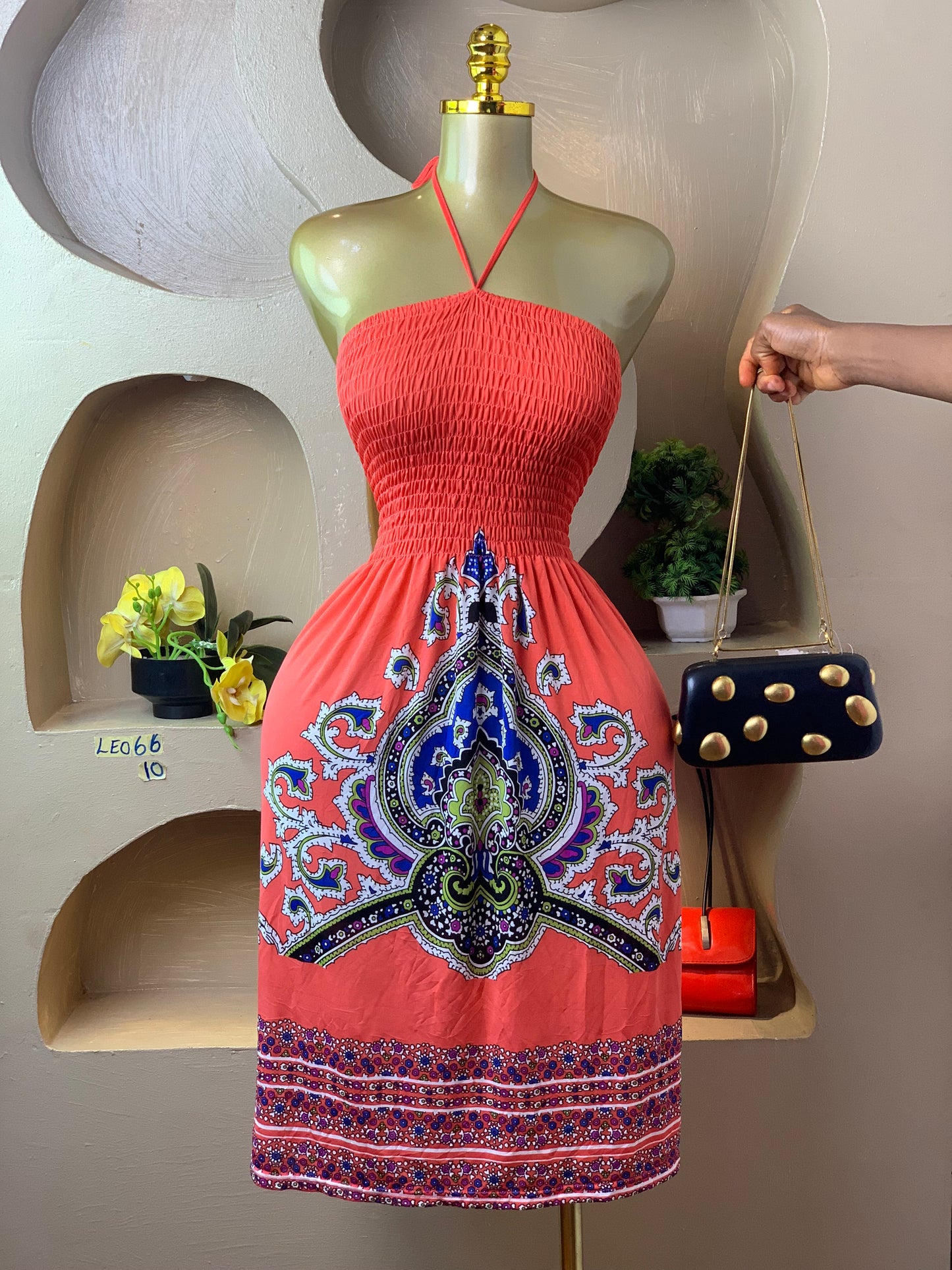 LEO66 MULTICOLOR DRESS SIZE10