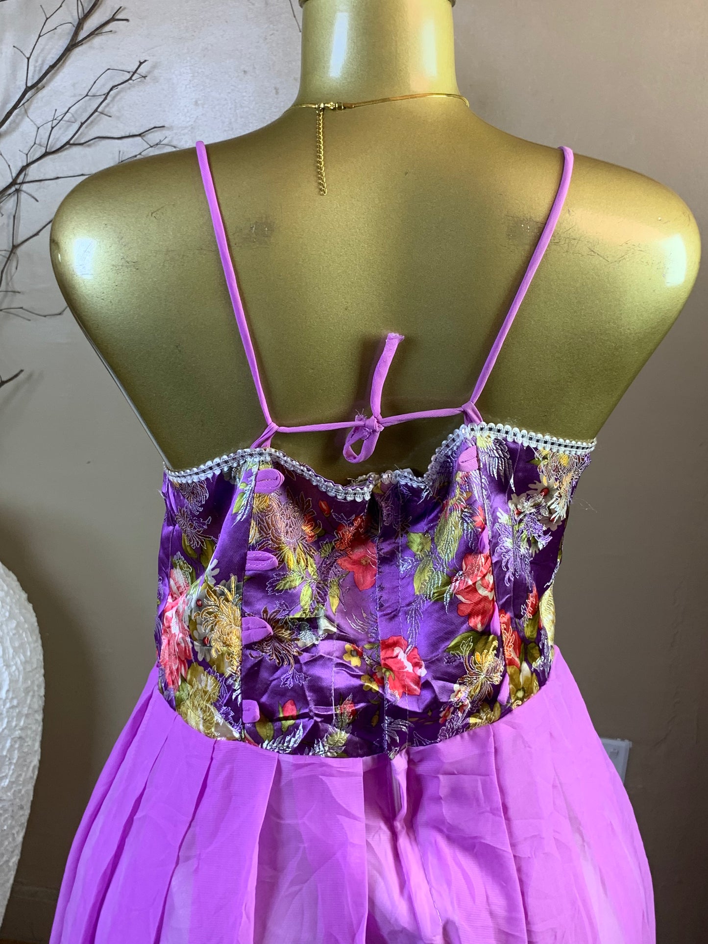DAMSEL61 SIZE10 Length54 chiffon dress