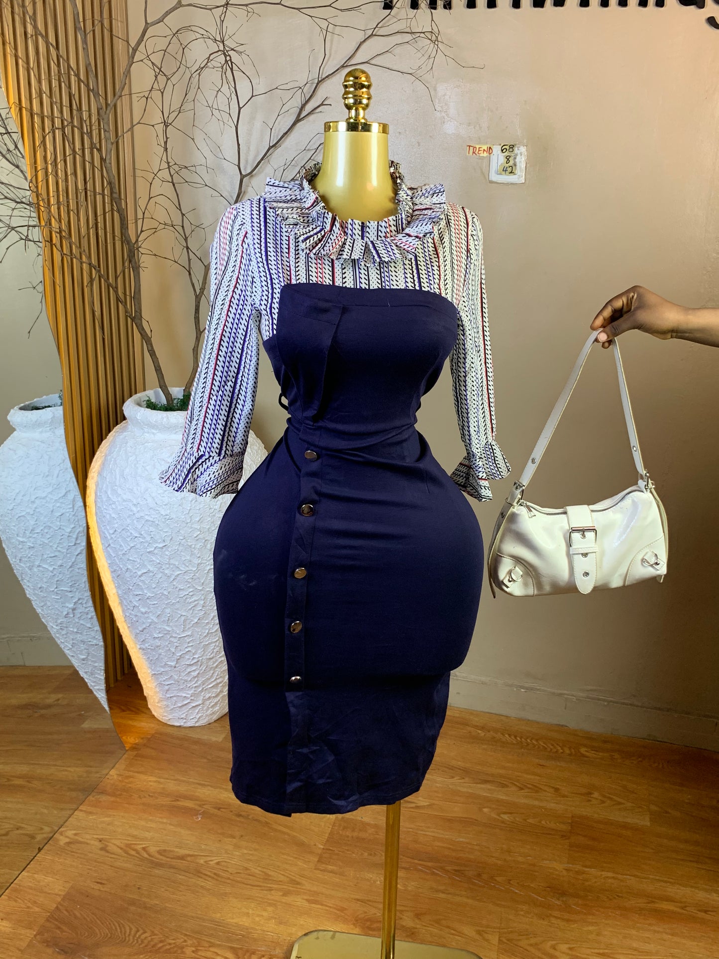 TREND68 SIZE8 Length42 corporate dress