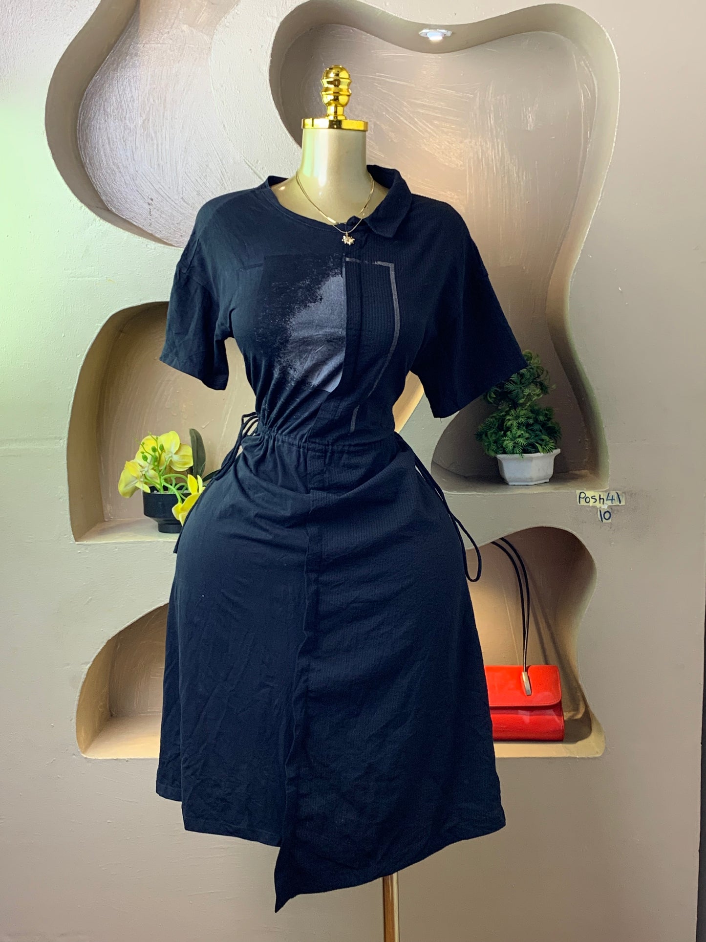 POSH41 BLACK DRESS SIZE10