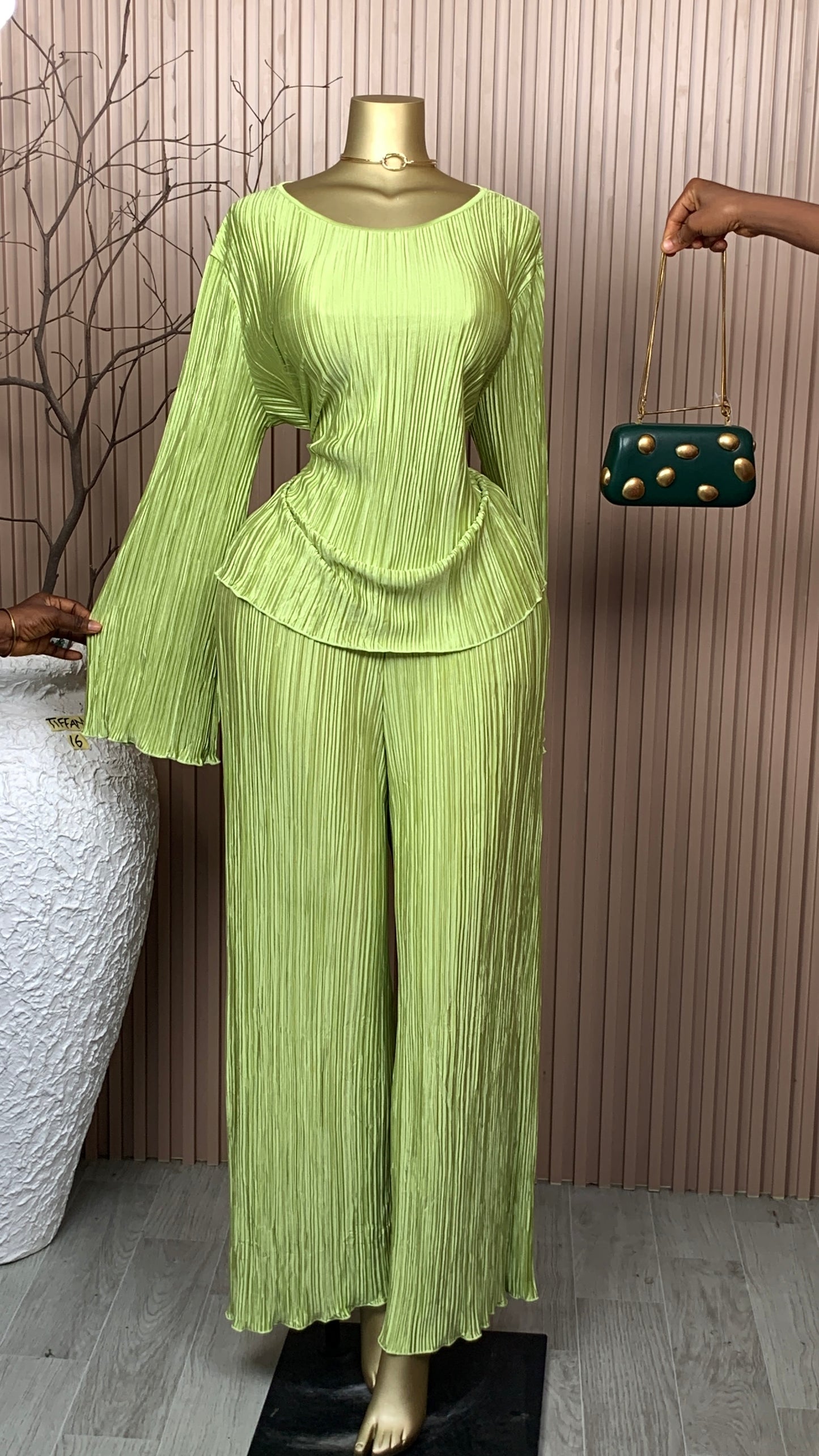 UK Size 10 Tiffany1 Brand New Green two piece