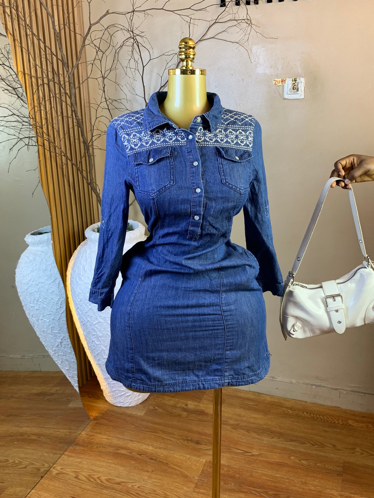 ZUBY14 SIZE6 Denim dress