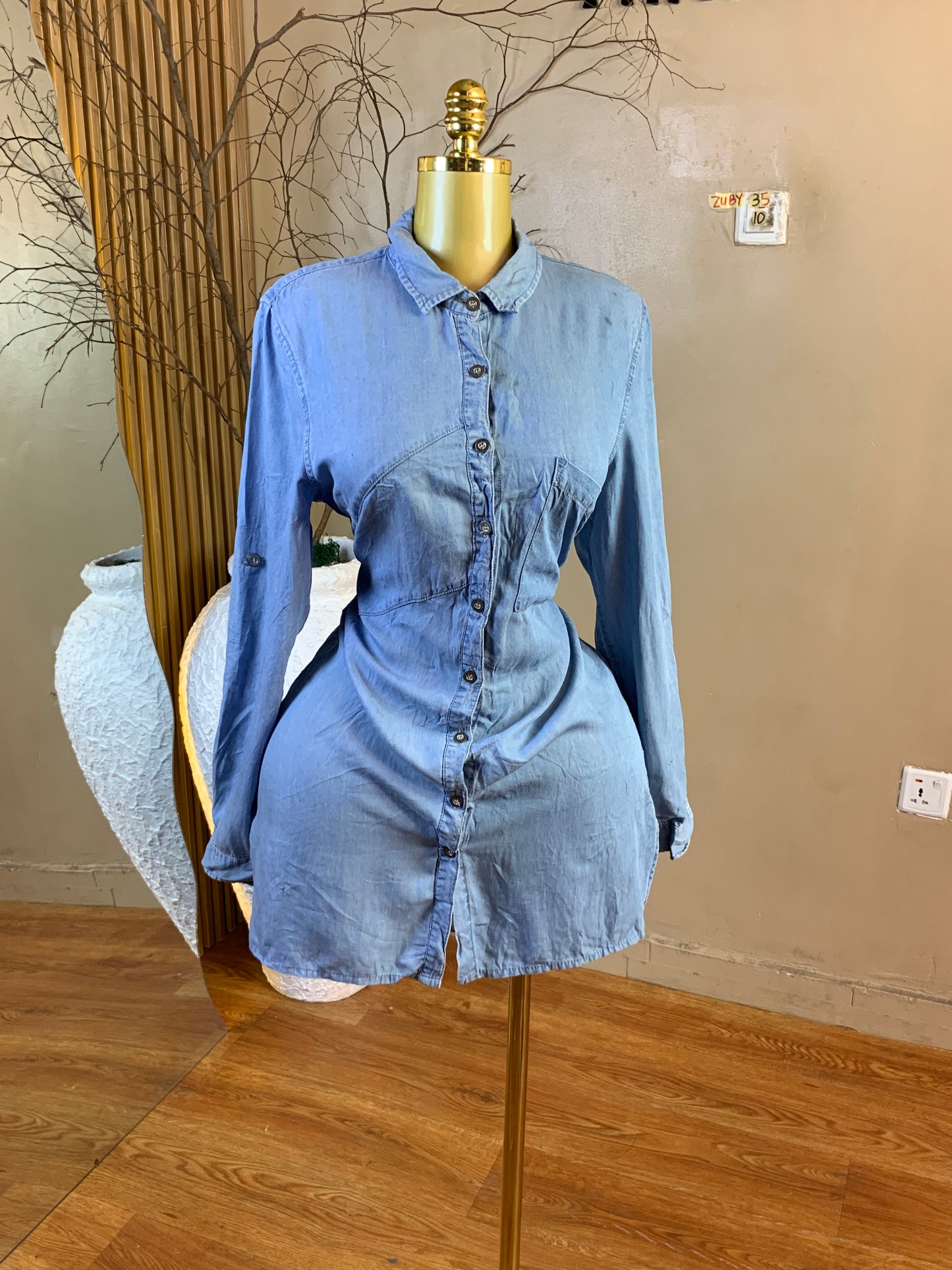 ZUBY35 SIZE10 Denim dress