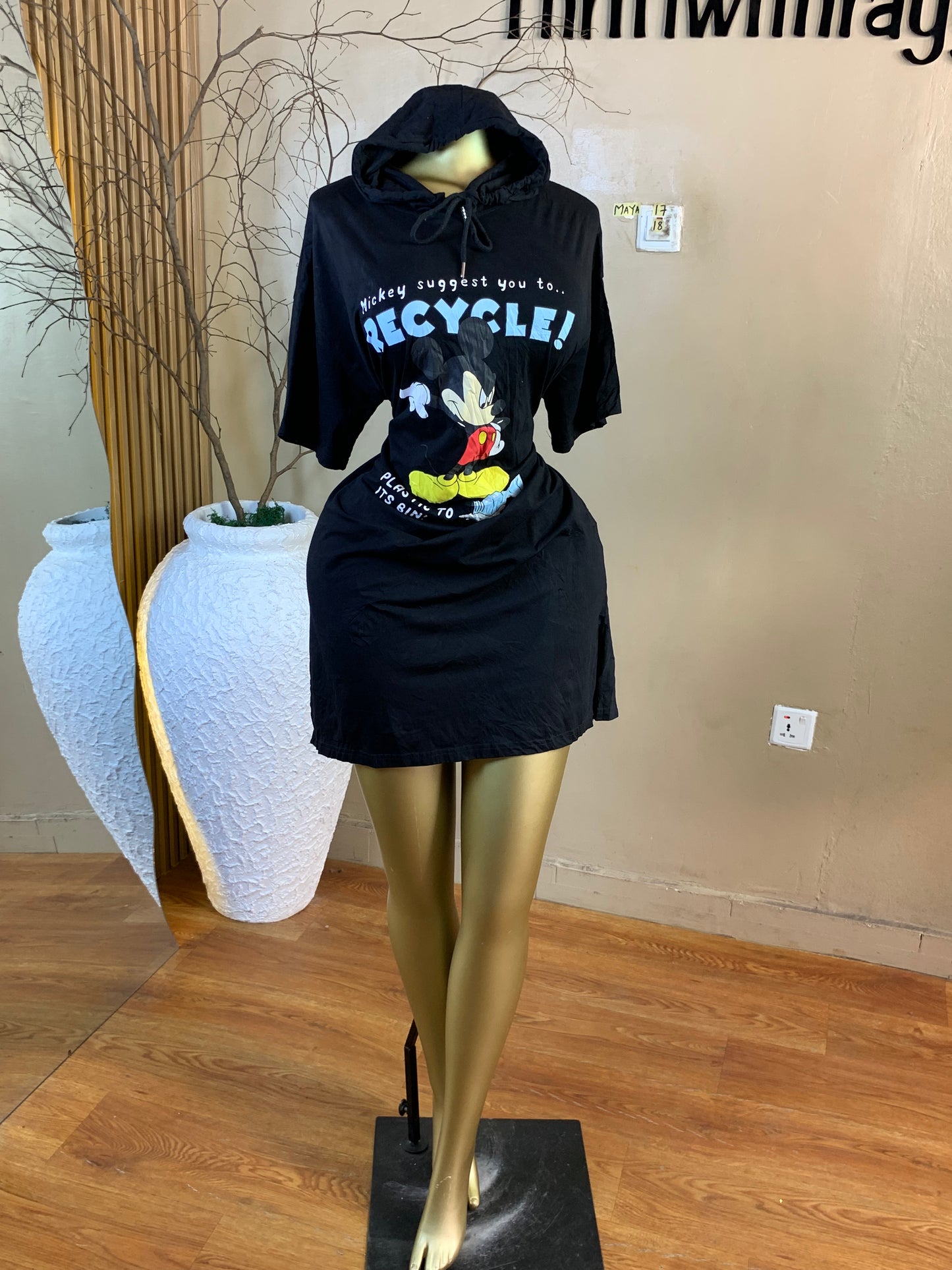 MAYA17 SIZE18 black dress