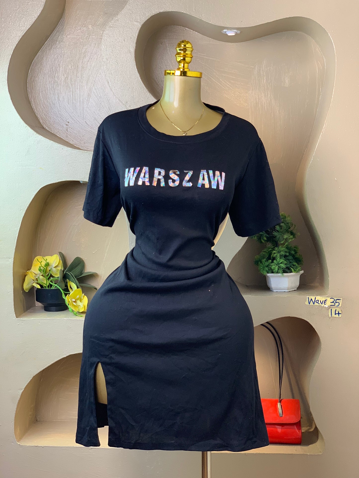 WAVE35 BLACK DRESS SIZE10