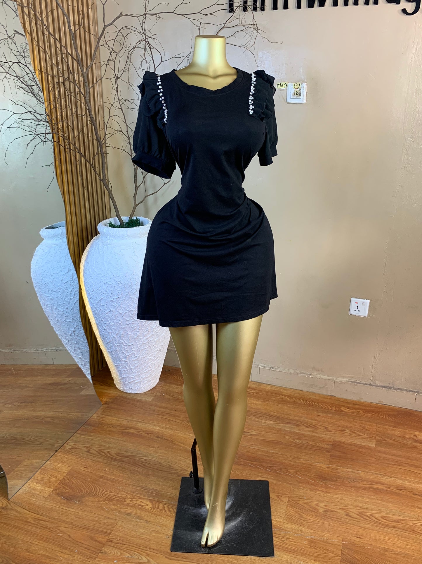 MAYA57 SIZE16 black dress