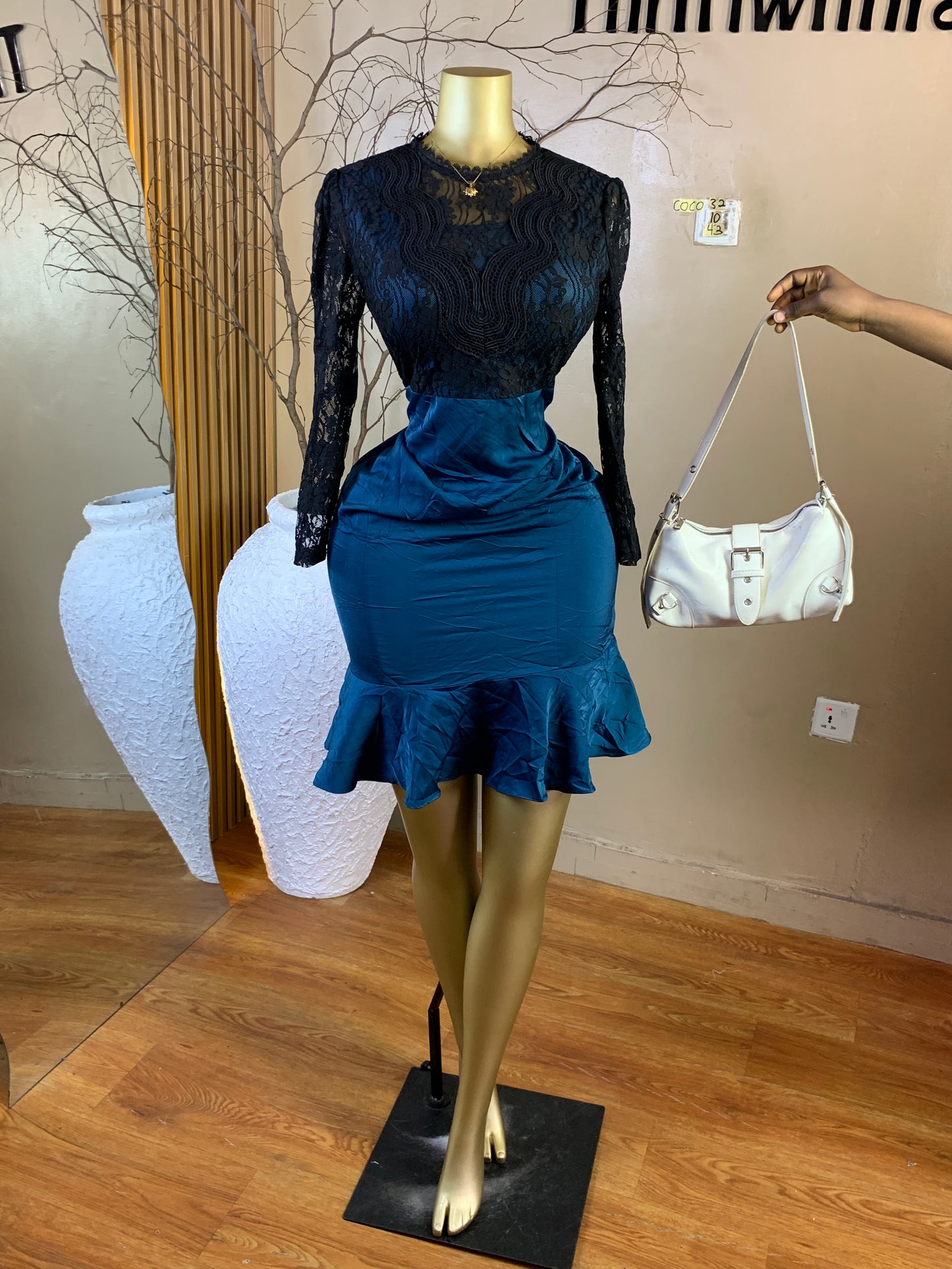 COCO32 SIZE10 Length43 corporate dress