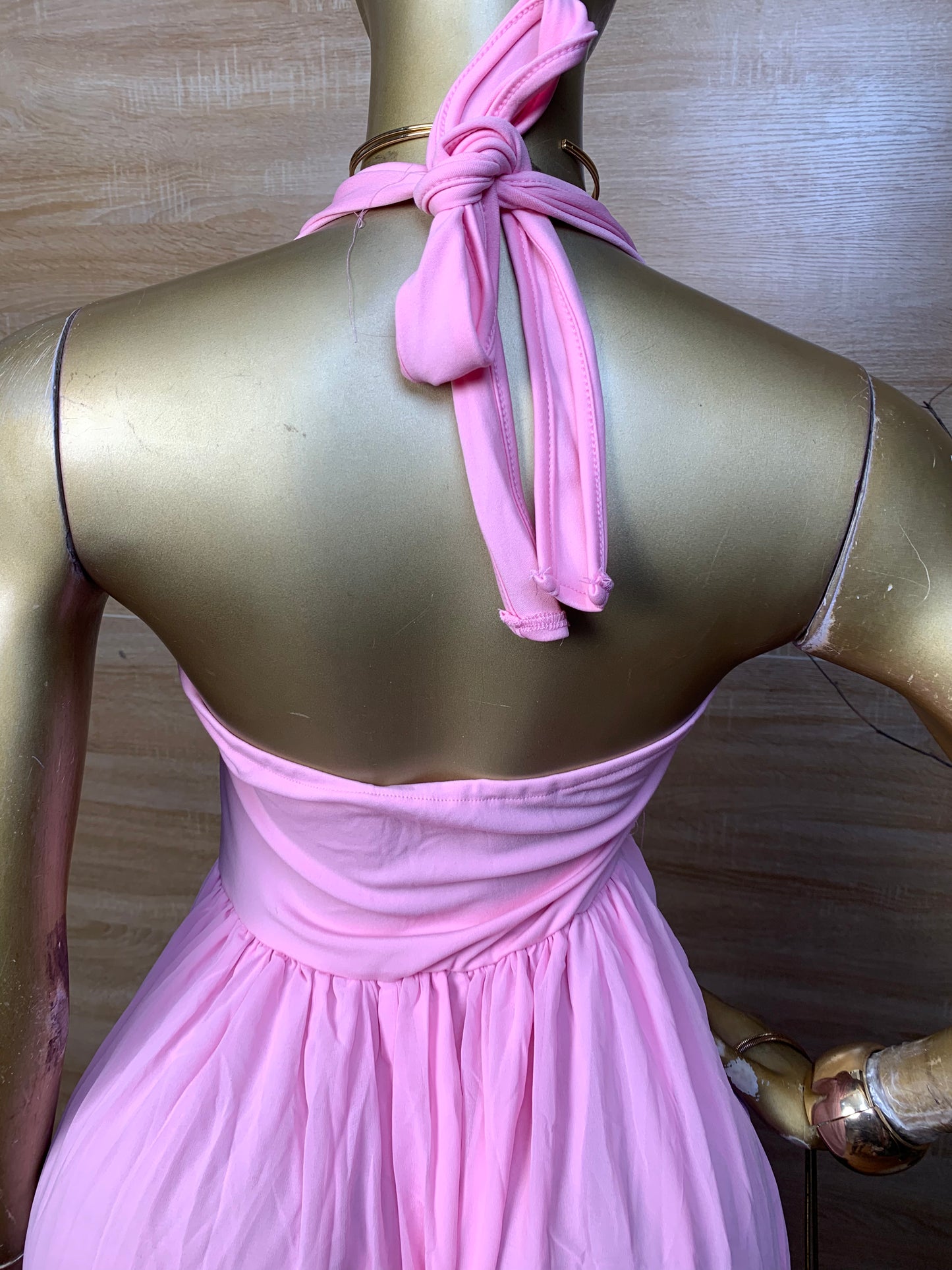 SIZE10 BUZZ73 PINK DRESS Length49