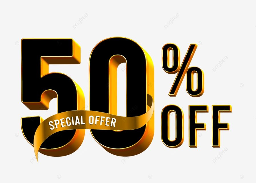 50% Off