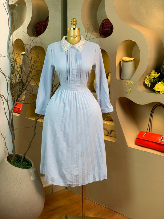 KIYAH65 SIZE8 Length46 blue dress