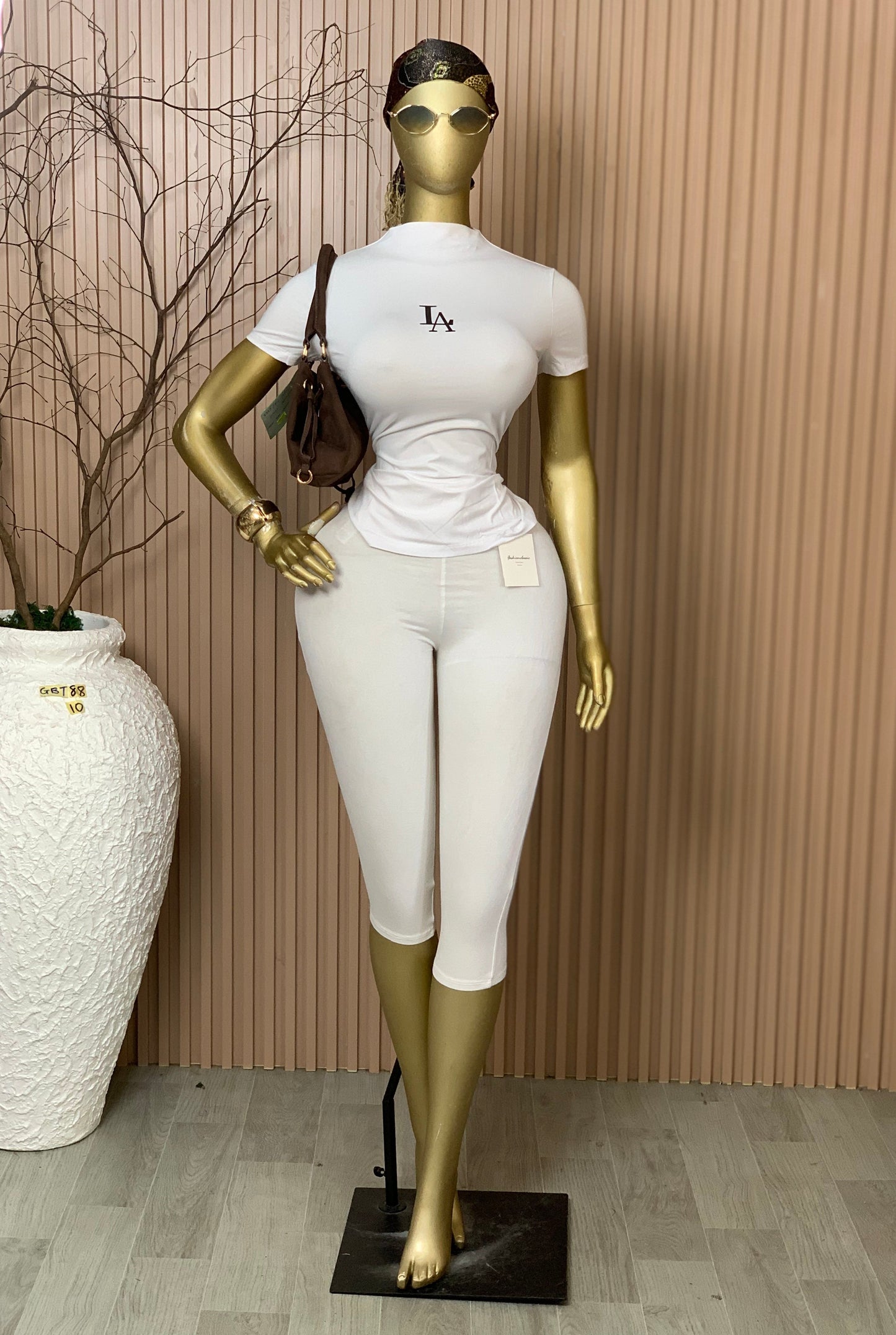 SIZE10 GLAMOUR BASIC TOP88 WHITE