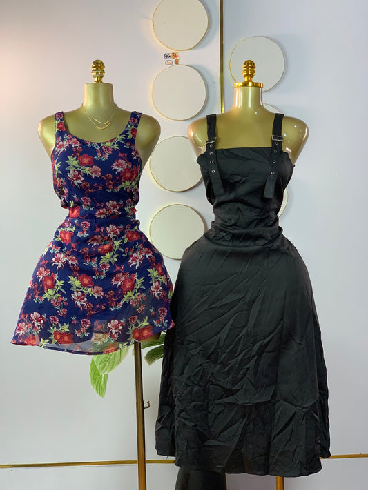 SIZE8 9G36A (Navy Blue floral)