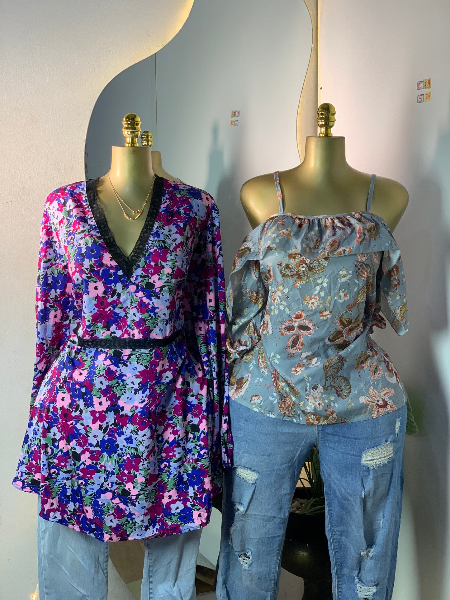 SIZE24 8I89A (blue and pink floral)