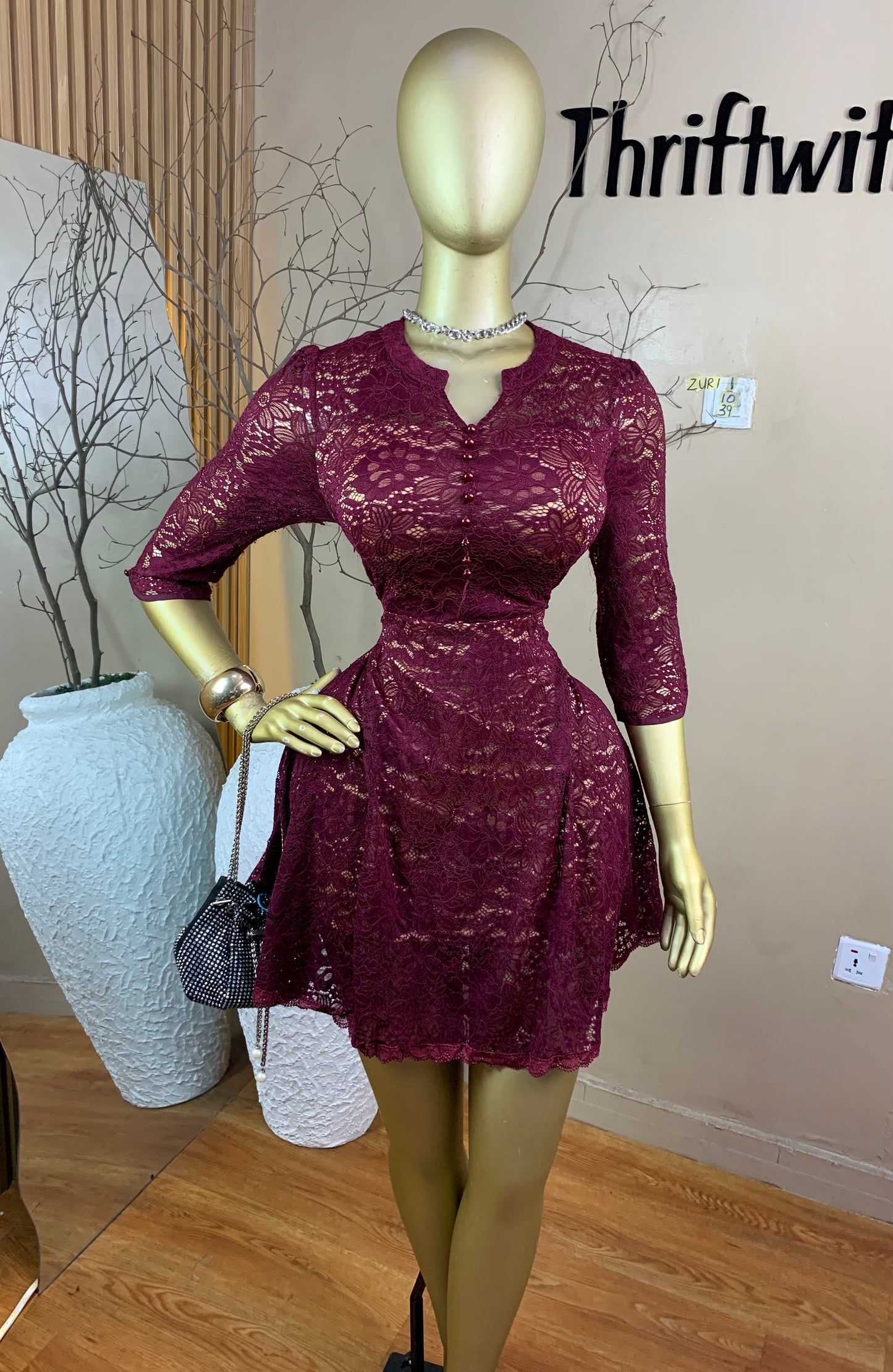 SIZE10 ZURI1 Length39(Wine)