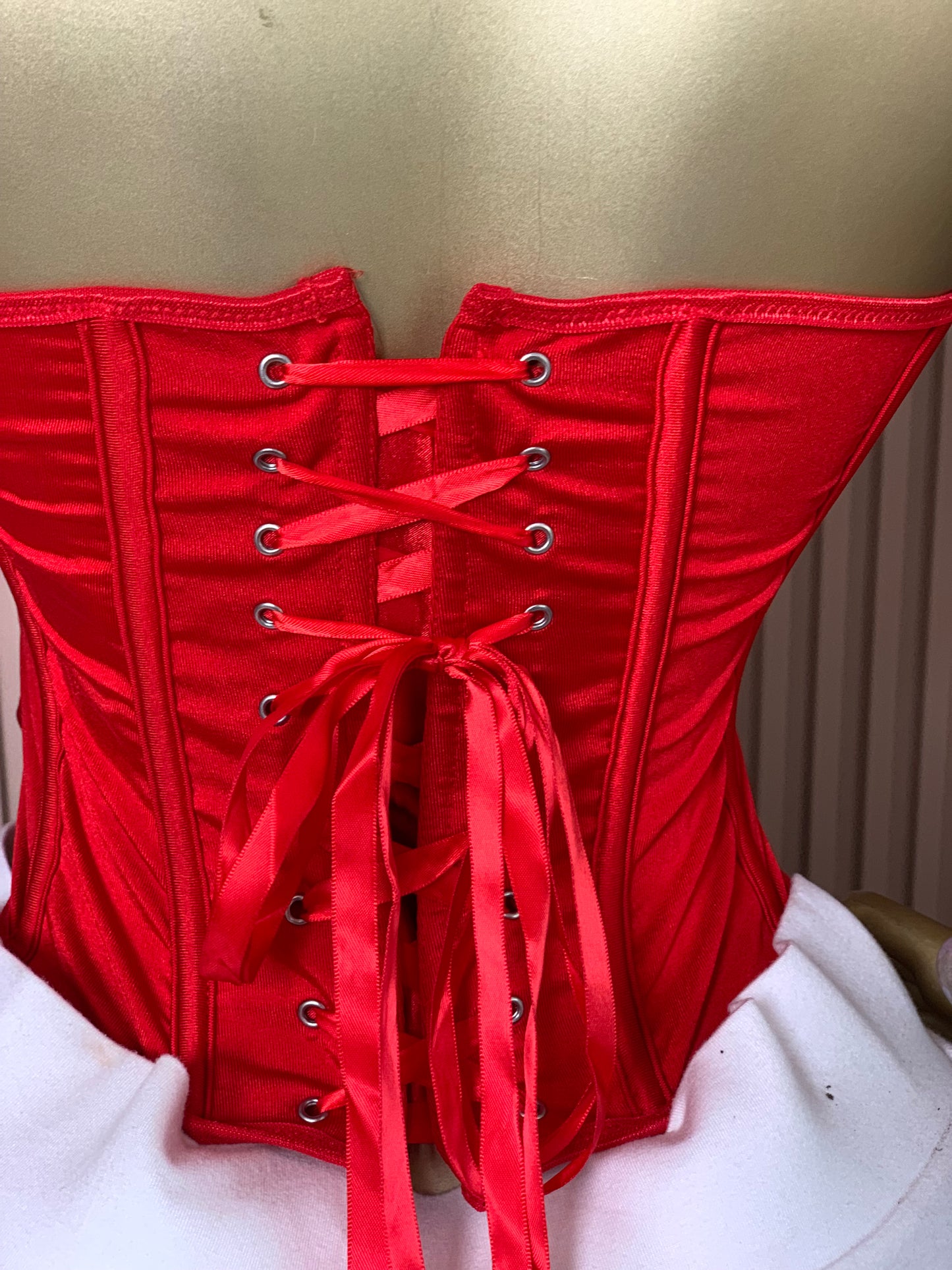 SIZE10 GLAMOUR CORSET37 RED