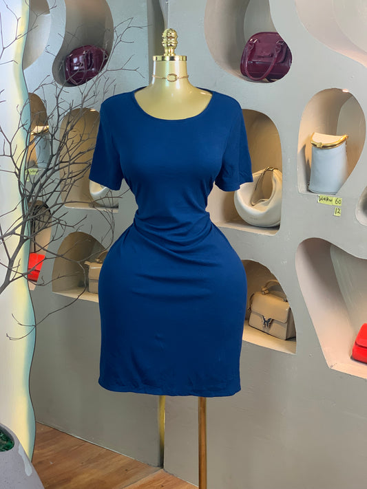 WALK-IN60 SIZE12 Blue&white dress