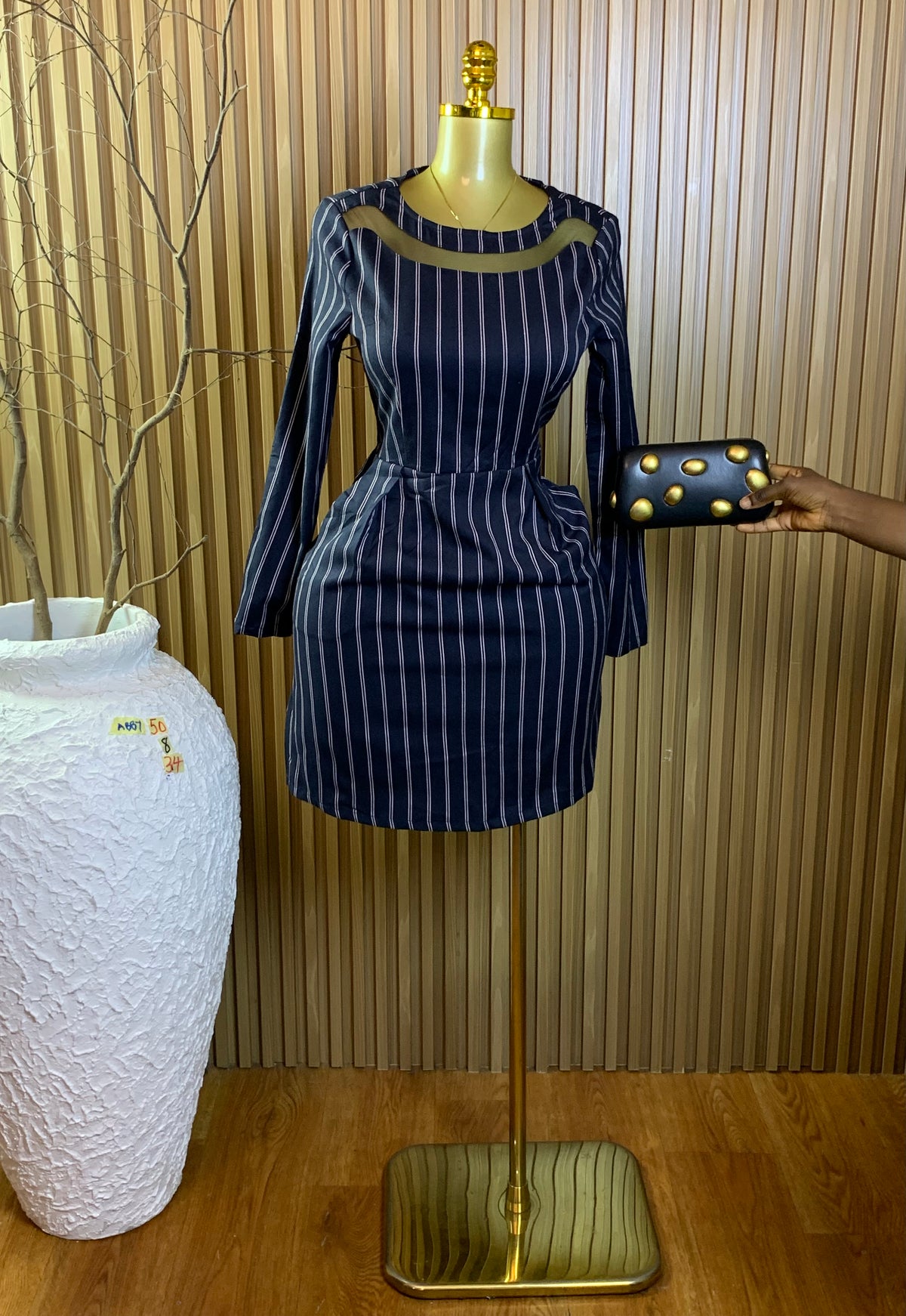 ABBY50 SIZE8 Length34 corporate dress