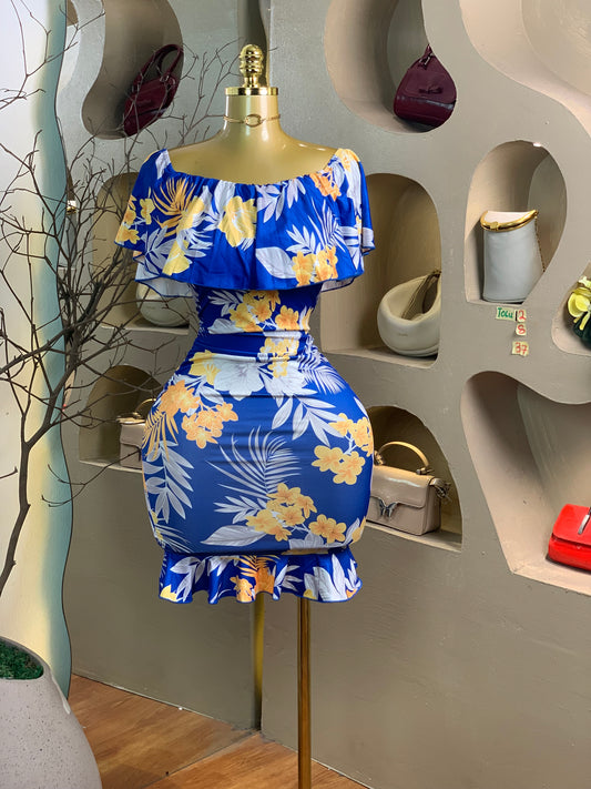 TOLU12 SIZE8 Length37 multicolor dress