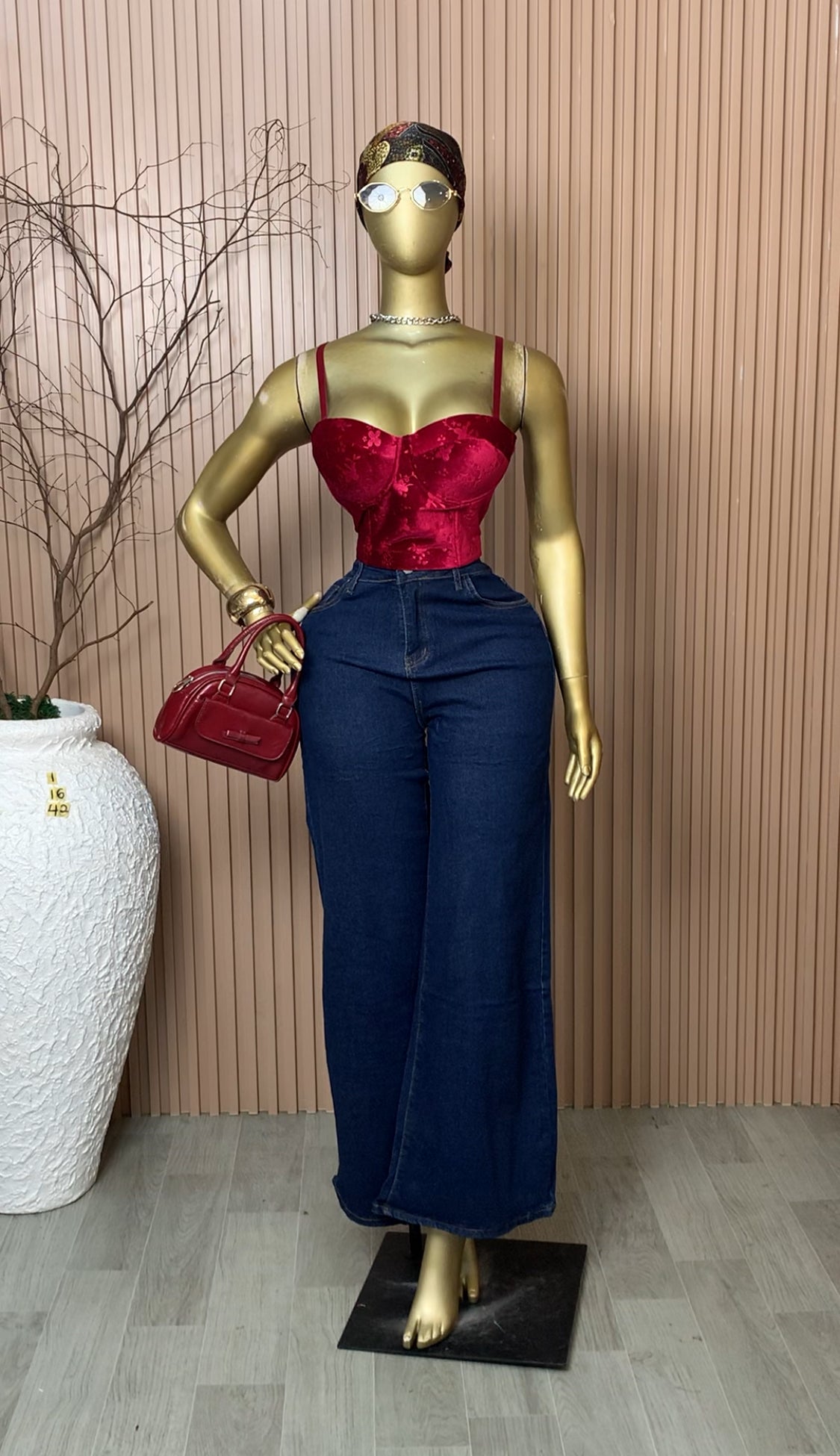 SIZE ARIA Length Baggy Jean