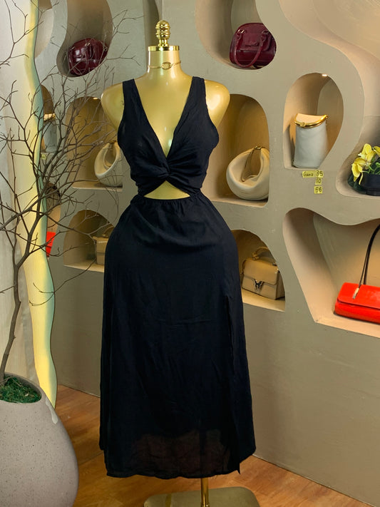 GRACE35 SIZE10 Length56 black dress