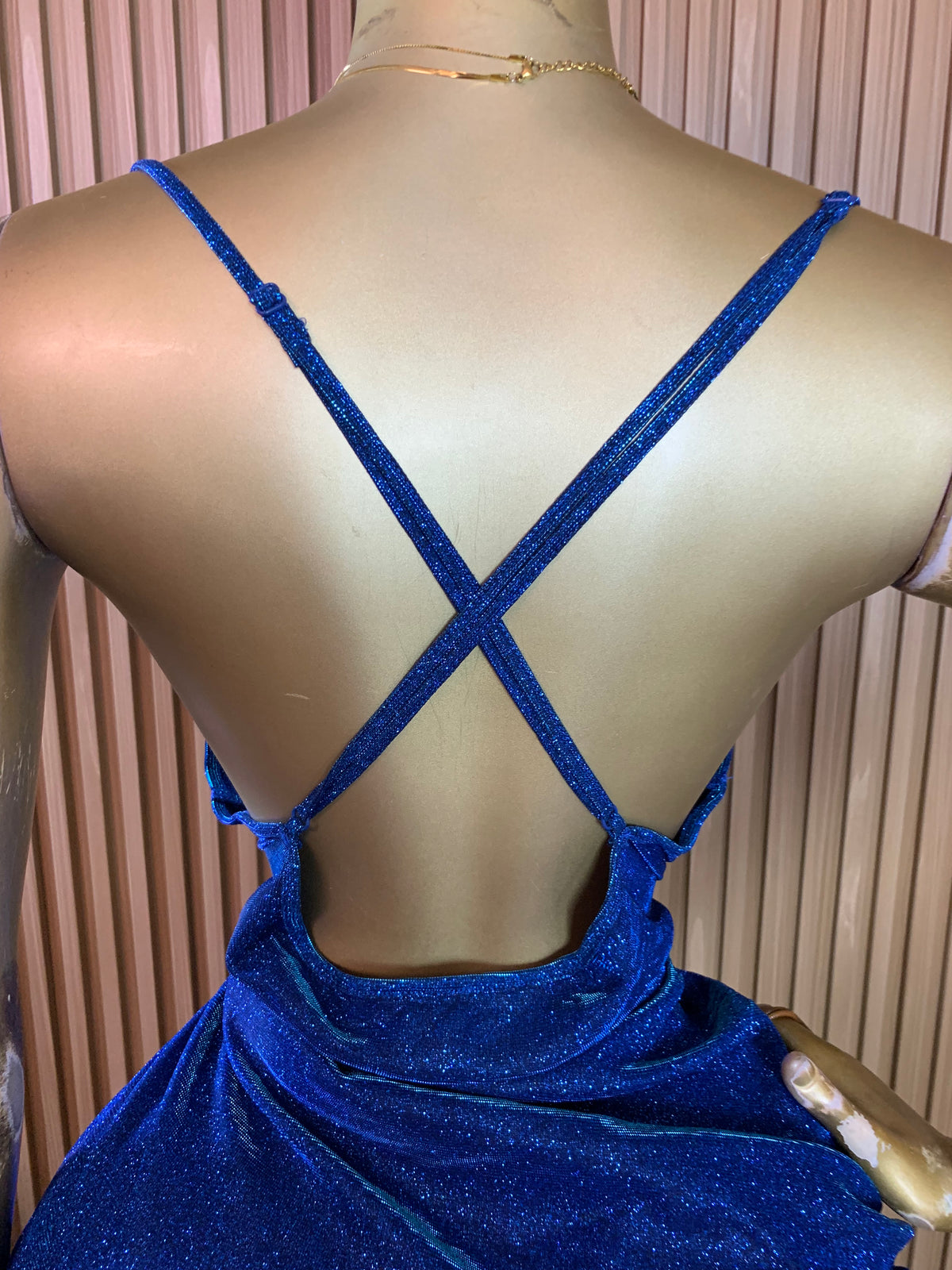NELLY36 SIZE20 Length40 blue dress