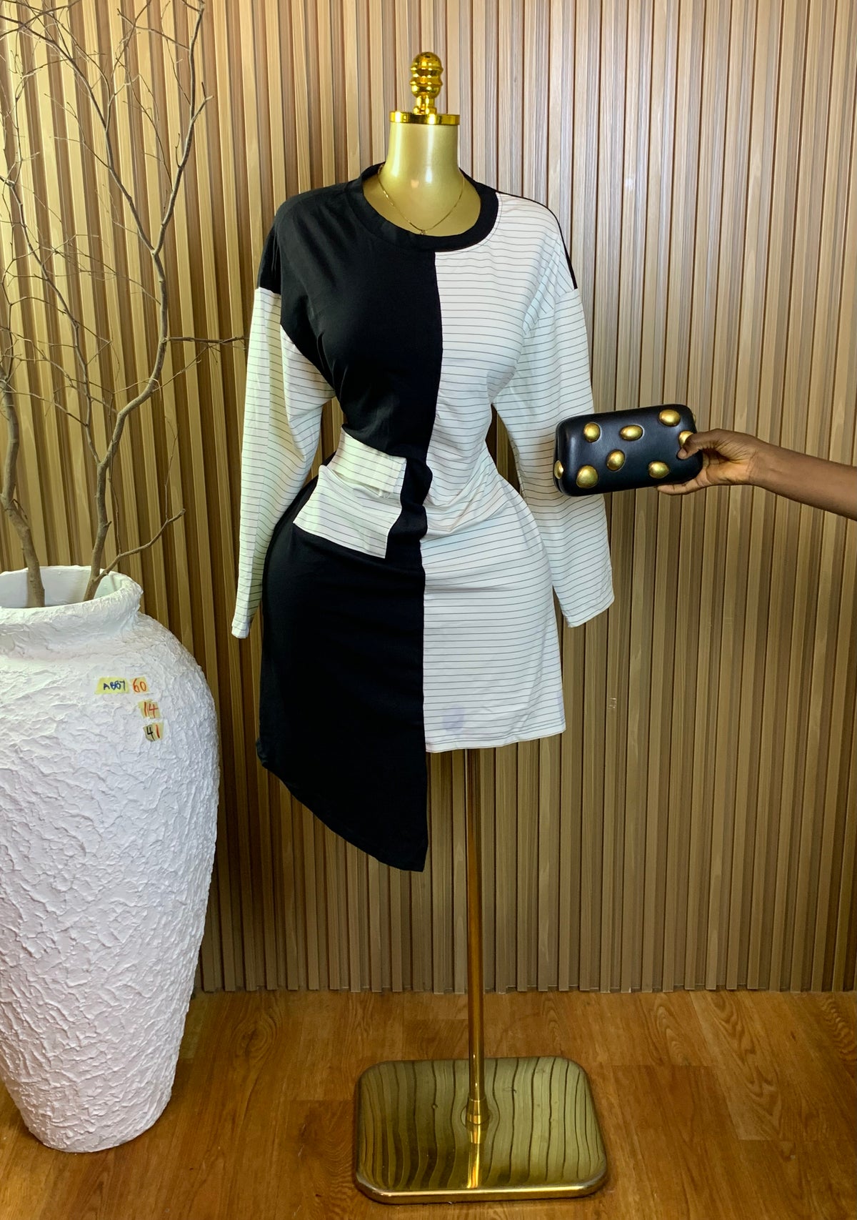 ABBY60 SIZE14 Length41 stained
