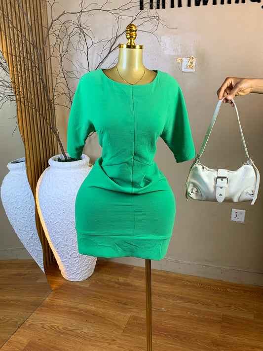 DAMSEL77 SIZE10 Length36 green dress