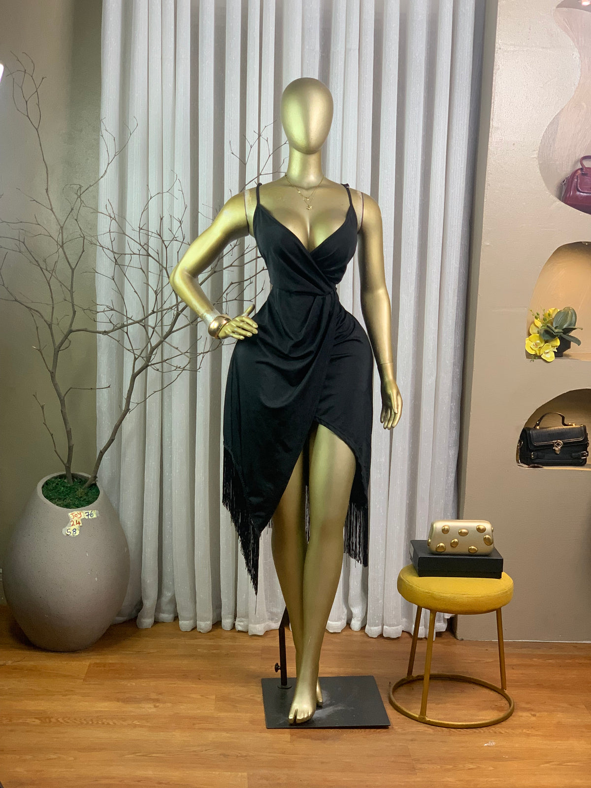JOY76 SIZE24 Length58 blackdress