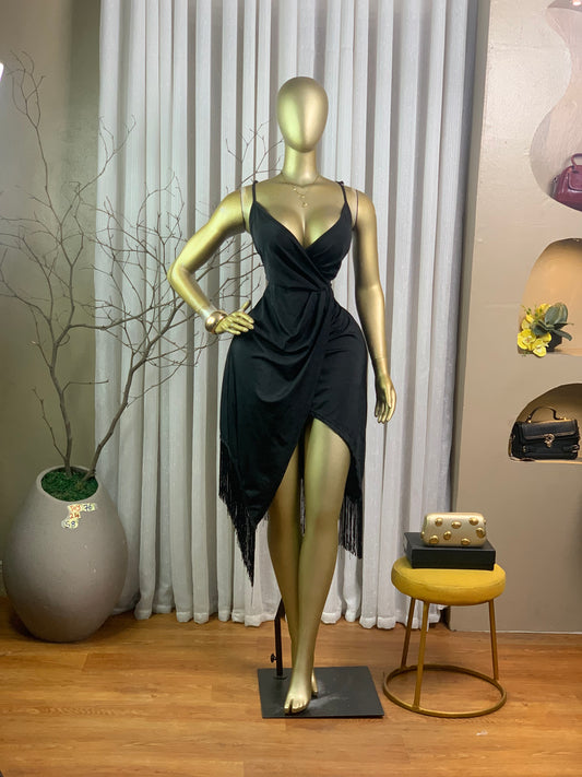 JOY76 SIZE24 Length58 blackdress