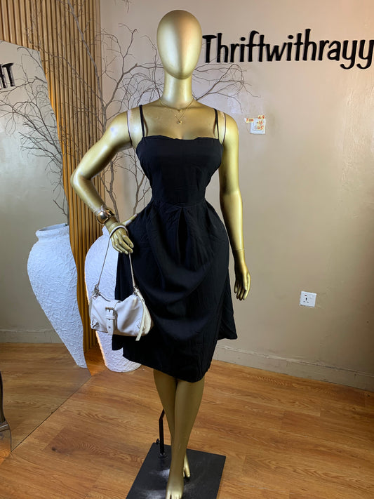 RINA69 SIZE16 Length45 black dress