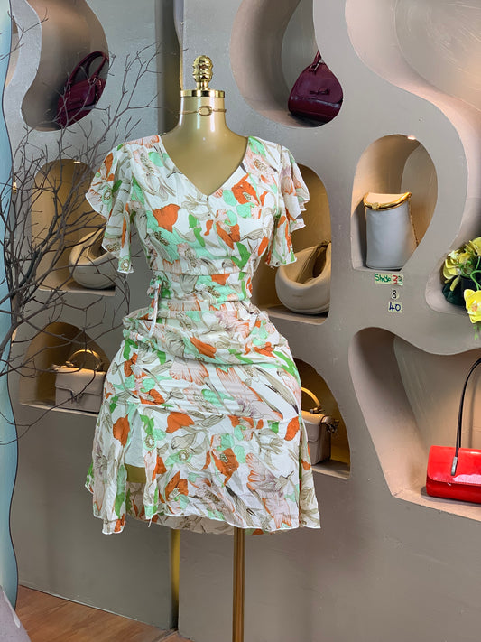 SHAYO33 SIZE8 Length40 flora dress