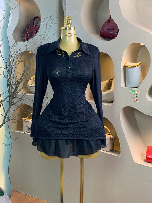 NIFE10 SIZE12 Length32 black dress